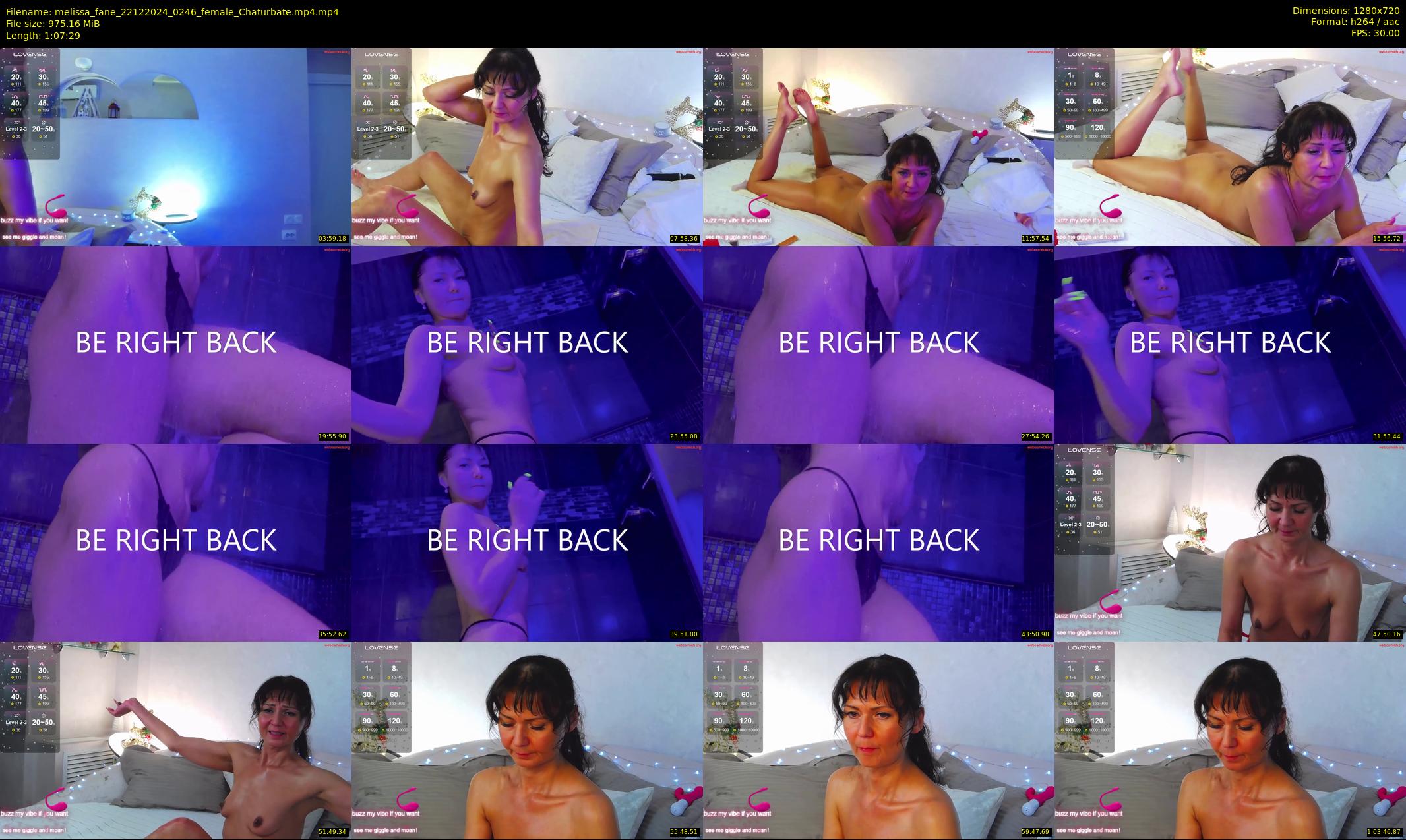 melissa_fane — 68 minute Chaturbate female cam show recording, 720p, Dec 22, 2024