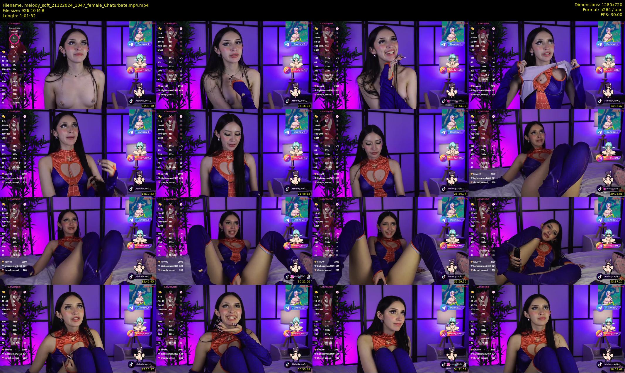 melody_soft — 62 minute Chaturbate female cam show recording, 720p, Dec 21, 2024