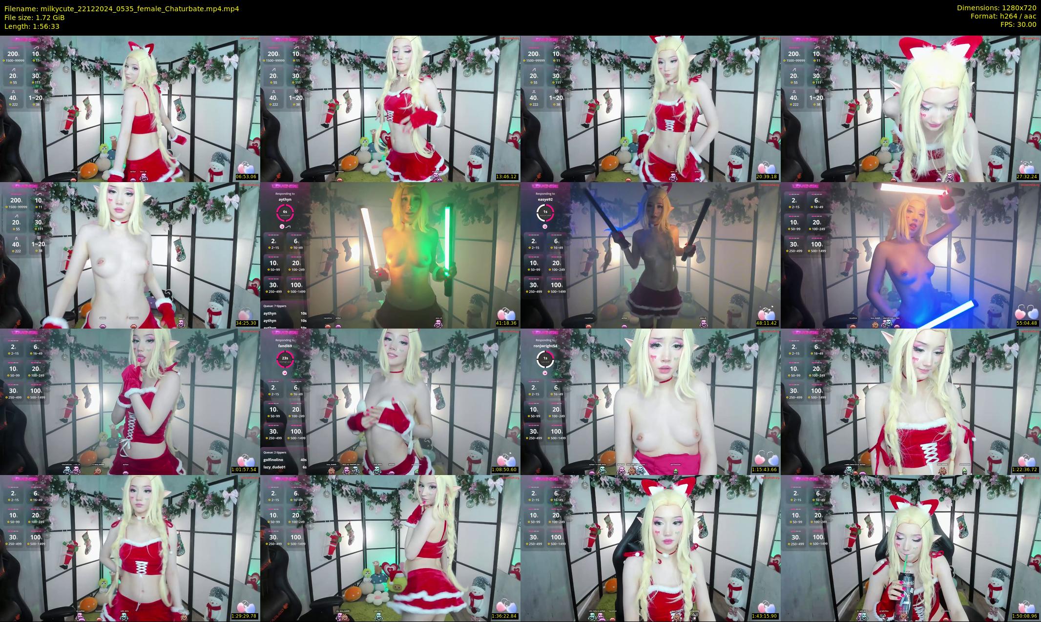 milkycute — 117 minute Chaturbate female cam show recording, 720p, Dec 22, 2024