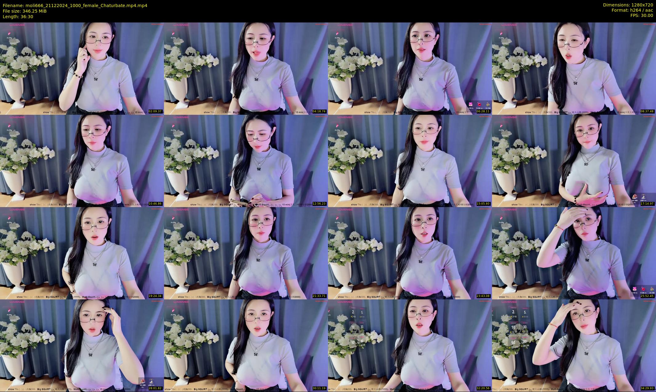moli666 — 37 minute Chaturbate female cam show recording, 720p, Dec 21, 2024