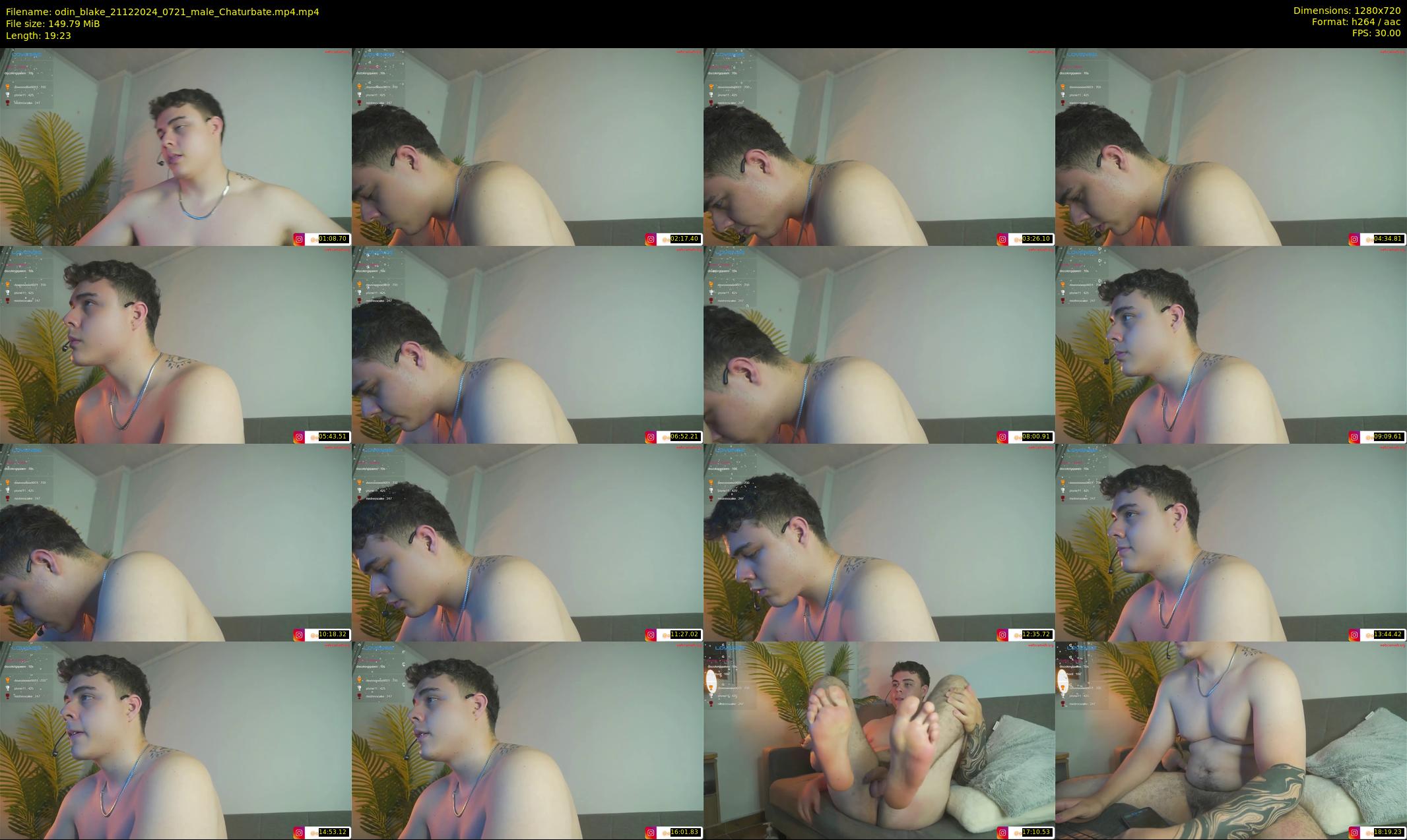 odin_blake — 20 minute Chaturbate male cam show recording, 720p, Dec 21, 2024