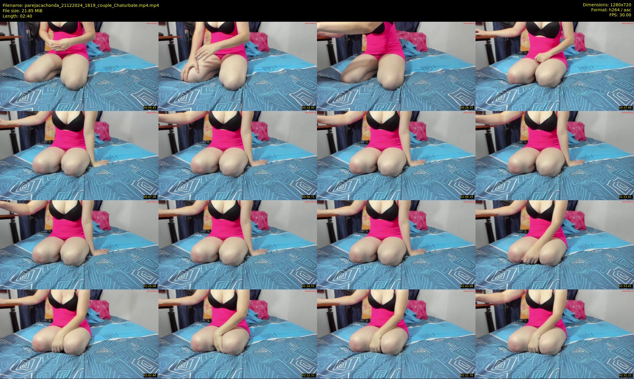 parejacachonda — 3 minute Chaturbate couple cam show recording, 720p, Dec 21, 2024