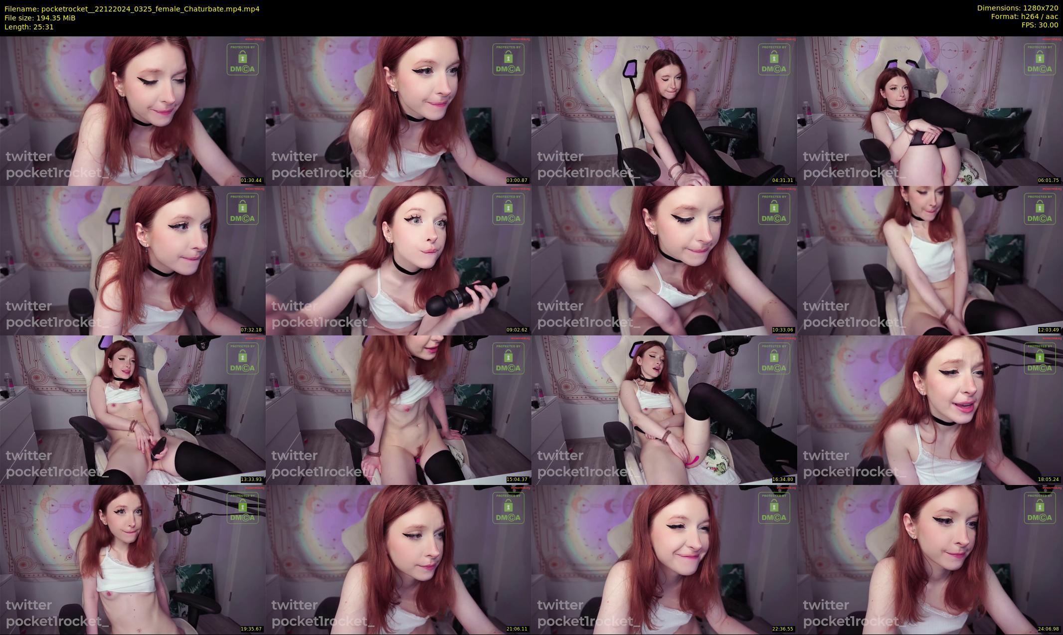 pocketrocket_ — 26 minute Chaturbate female cam show recording, 720p, Dec 22, 2024