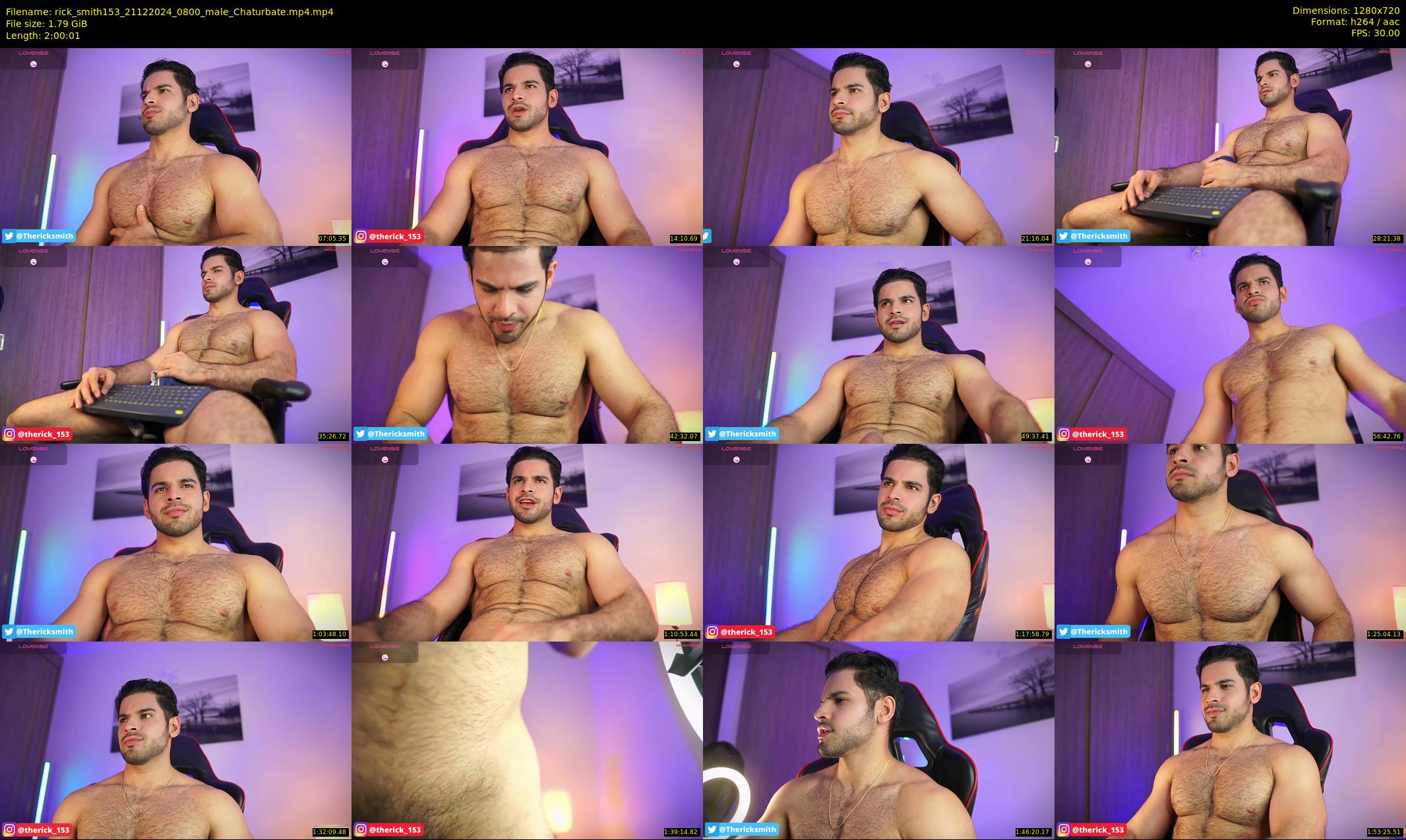 rick_smith153 — 121 minute Chaturbate male cam show recording, 720p, Dec 21, 2024