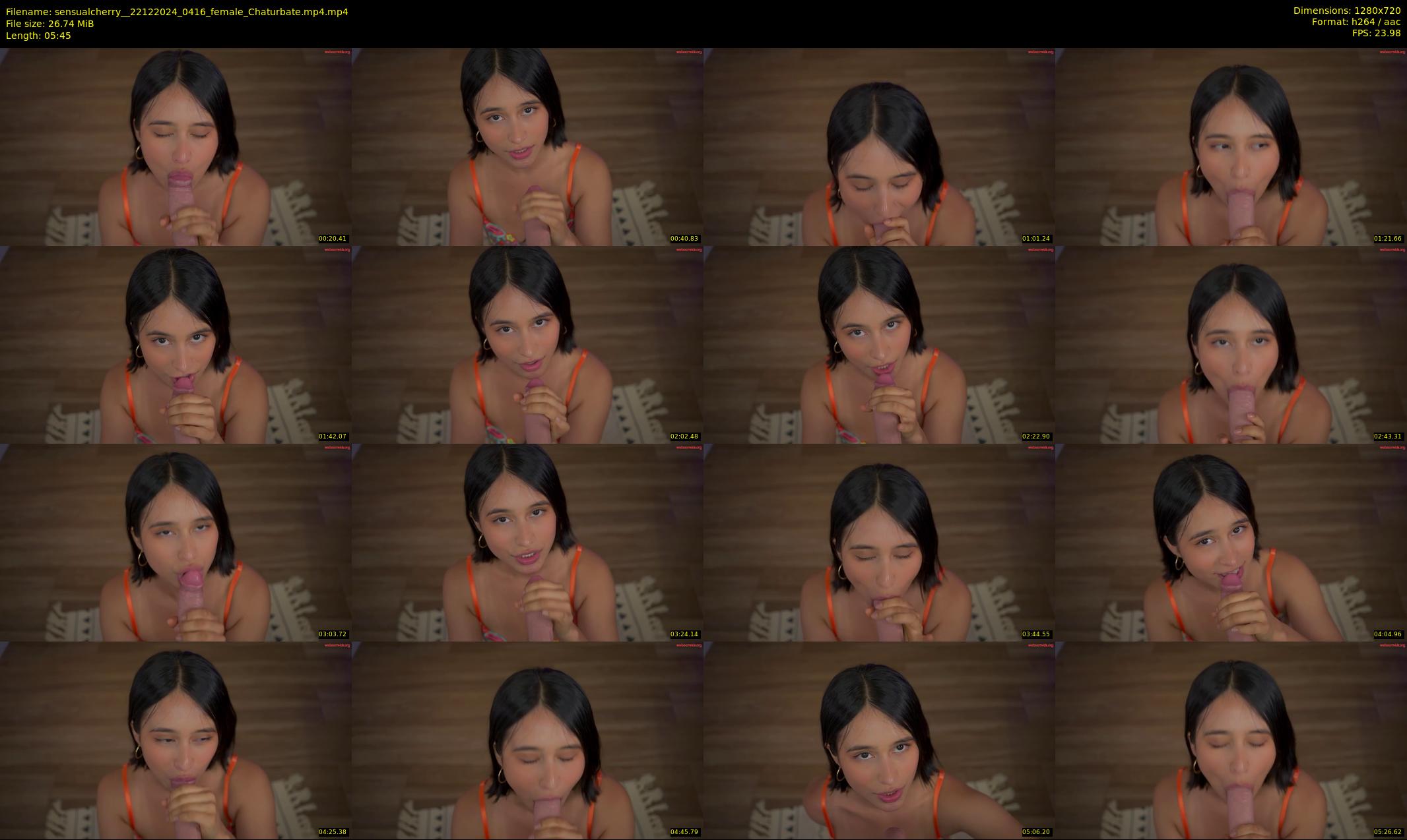 sensualcherry_ — 6 minute Chaturbate female cam show recording, 720p, Dec 22, 2024