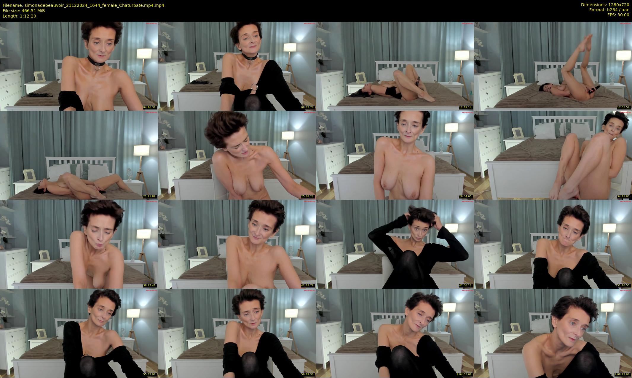 simonadebeauvoir — 73 minute Chaturbate female cam show recording, 720p, Dec 21, 2024