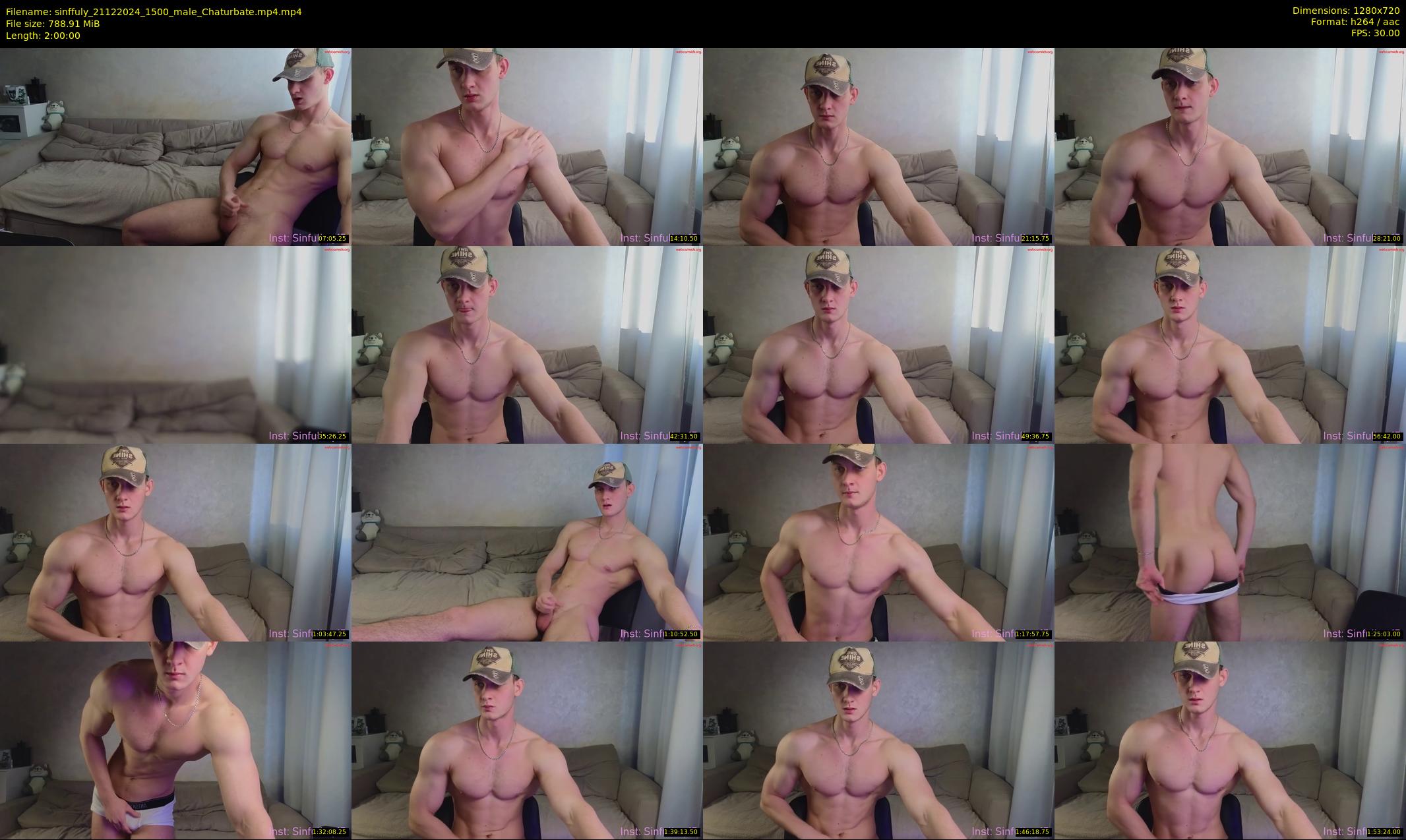 sinffuly — 120 minute Chaturbate male cam show recording, 720p, Dec 21, 2024
