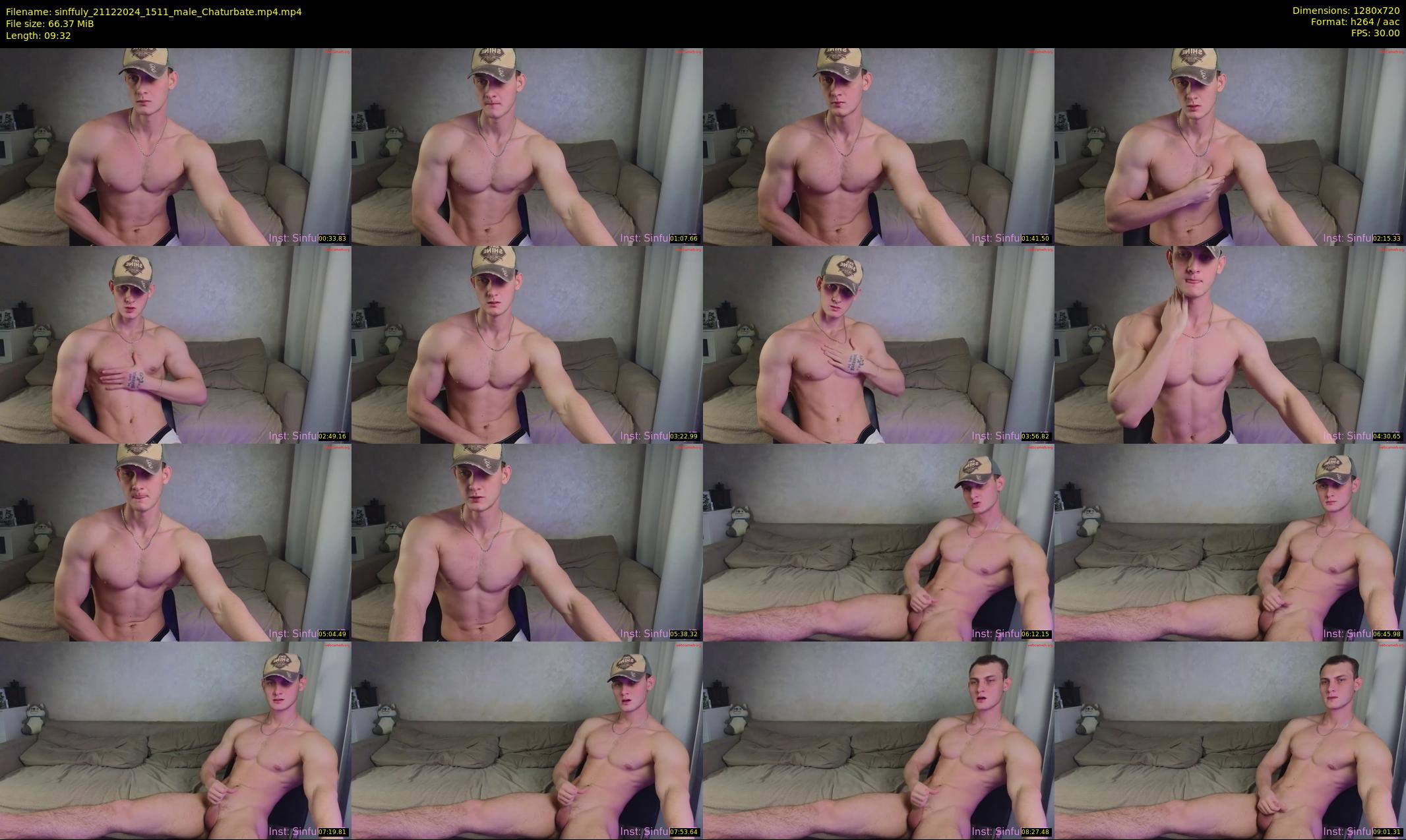 sinffuly — 10 minute Chaturbate male cam show recording, 720p, Dec 21, 2024
