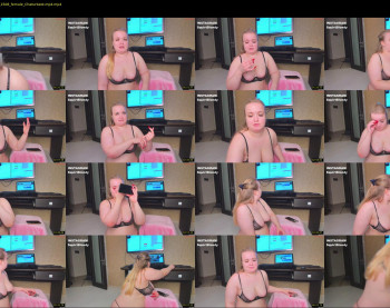 squirt_blondy — 8 minute Chaturbate female cam show recording, 720p, Dec 21, 2024