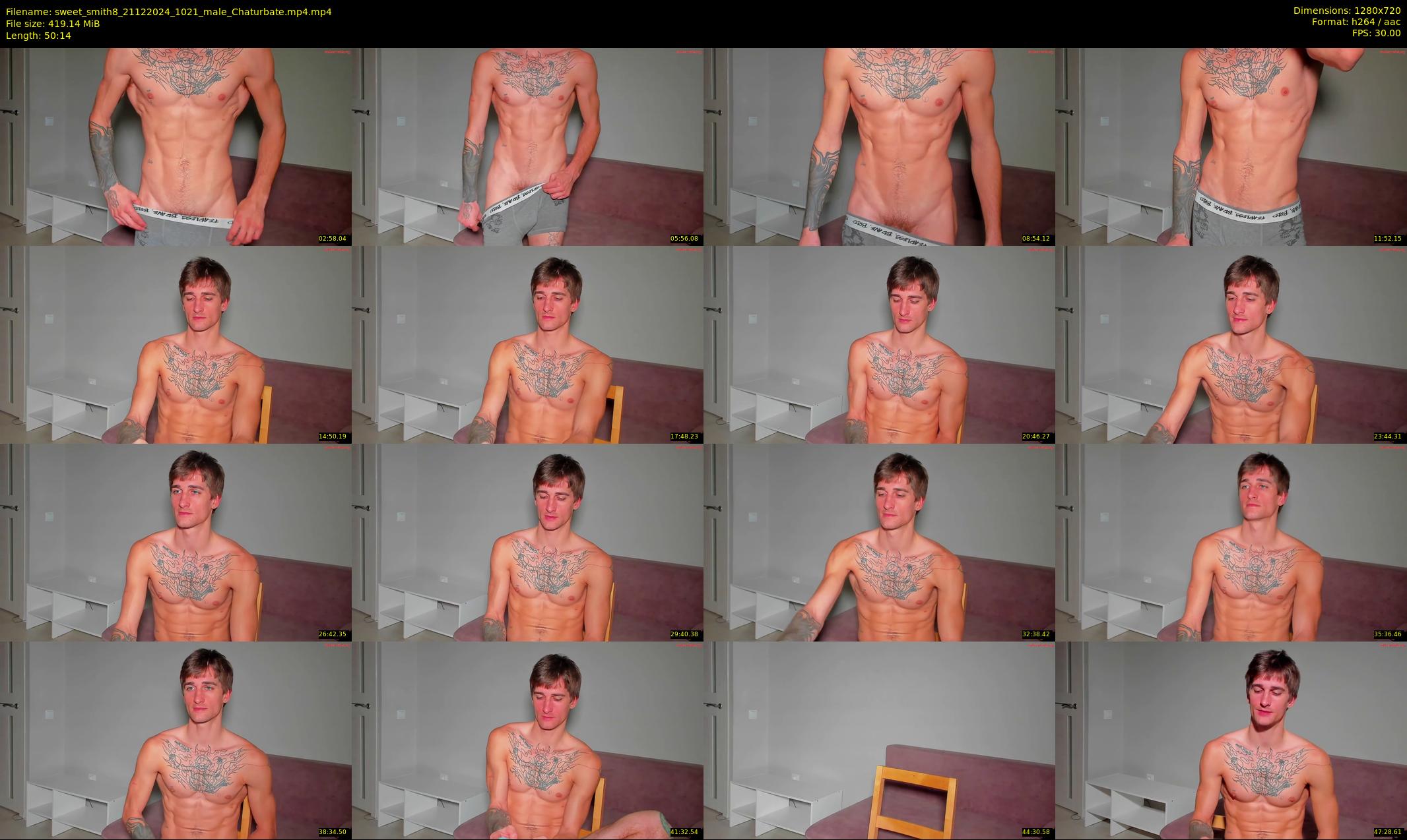sweet_smith8 — 51 minute Chaturbate male cam show recording, 720p, Dec 21, 2024