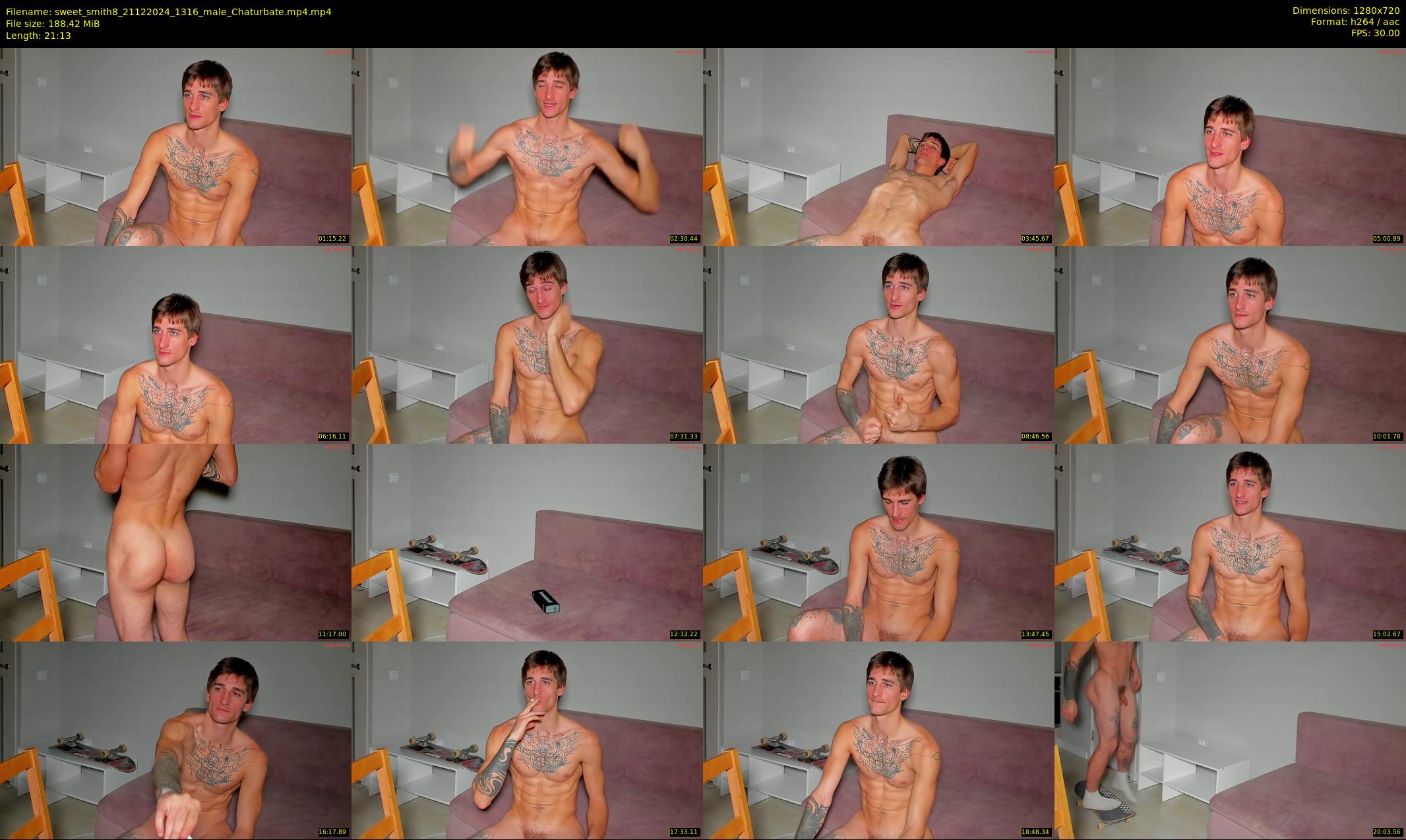 sweet_smith8 — 22 minute Chaturbate male cam show recording, 720p, Dec 21, 2024