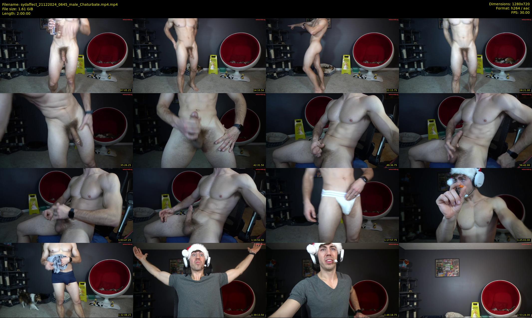 sydaffect — 120 minute Chaturbate male cam show recording, 720p, Dec 21, 2024