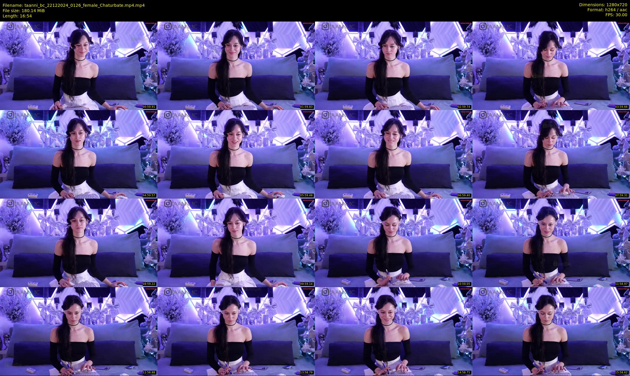 taanni_bc — 17 minute Chaturbate female cam show recording, 720p, Dec 22, 2024