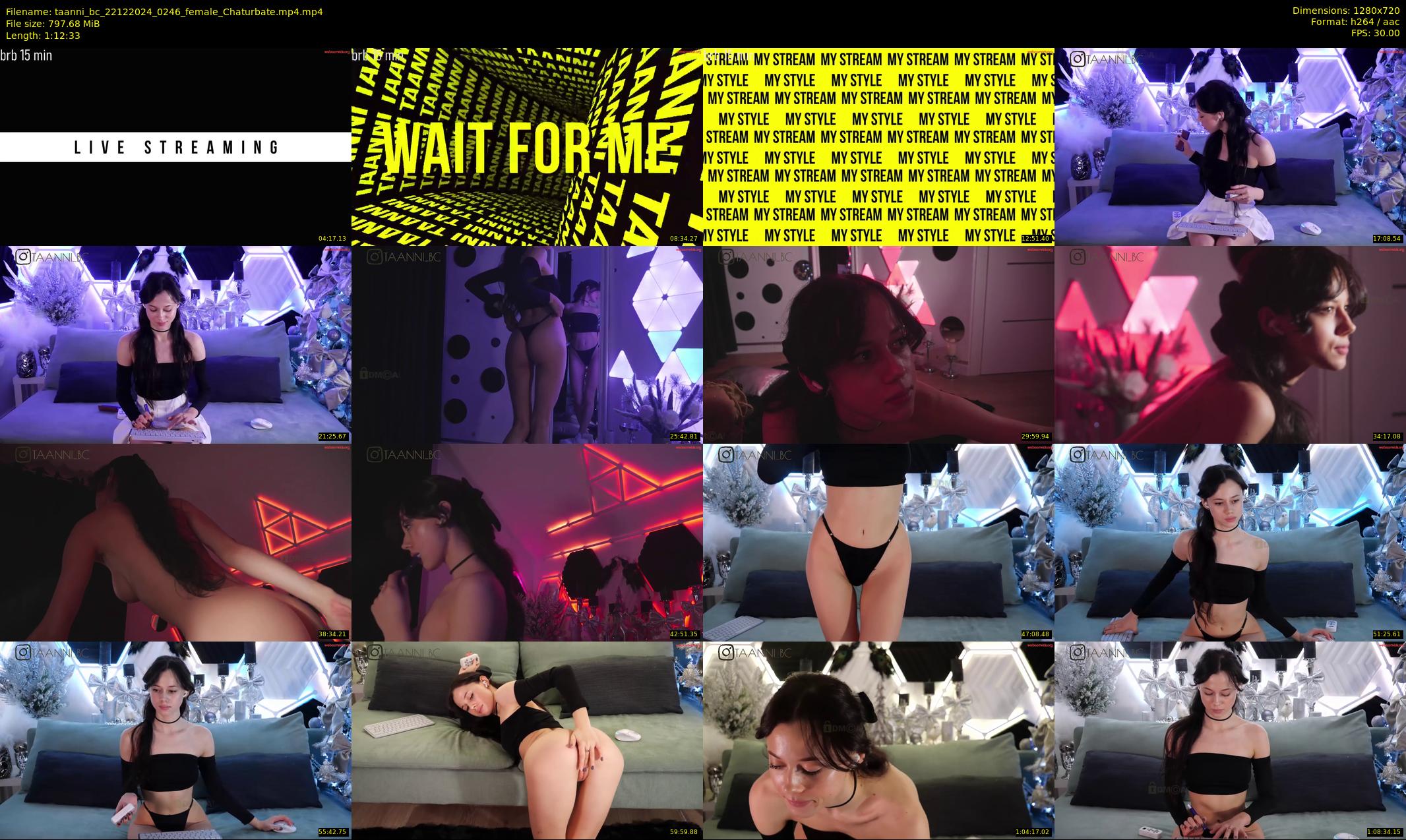 taanni_bc — 73 minute Chaturbate female cam show recording, 720p, Dec 22, 2024