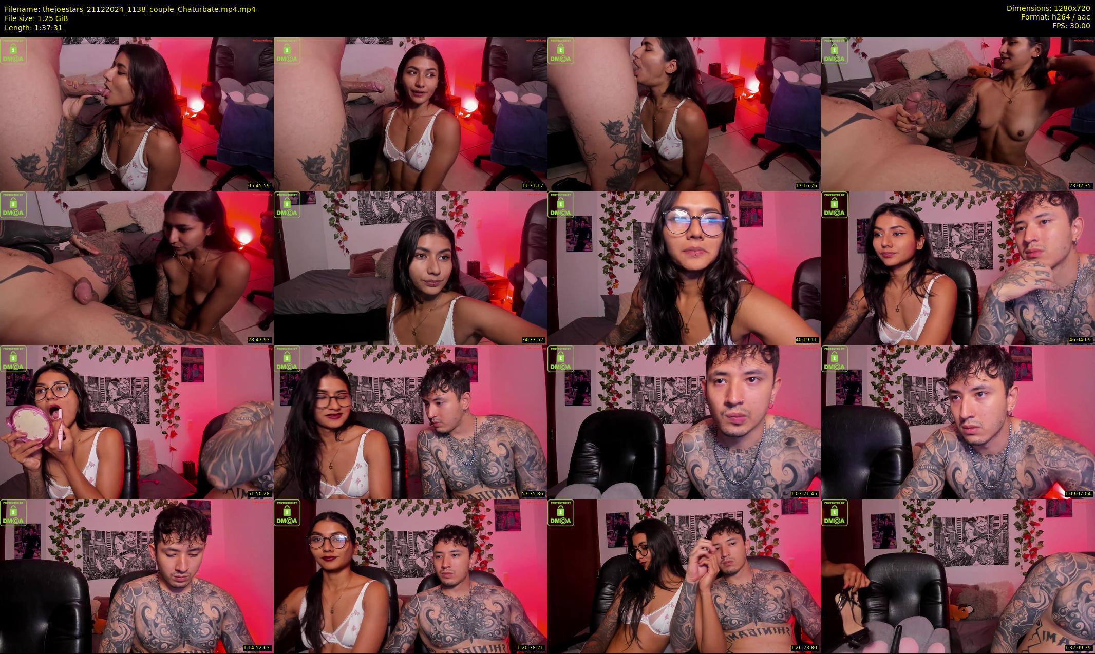 thejoestars — 98 minute Chaturbate couple cam show recording, 720p, Dec 21, 2024