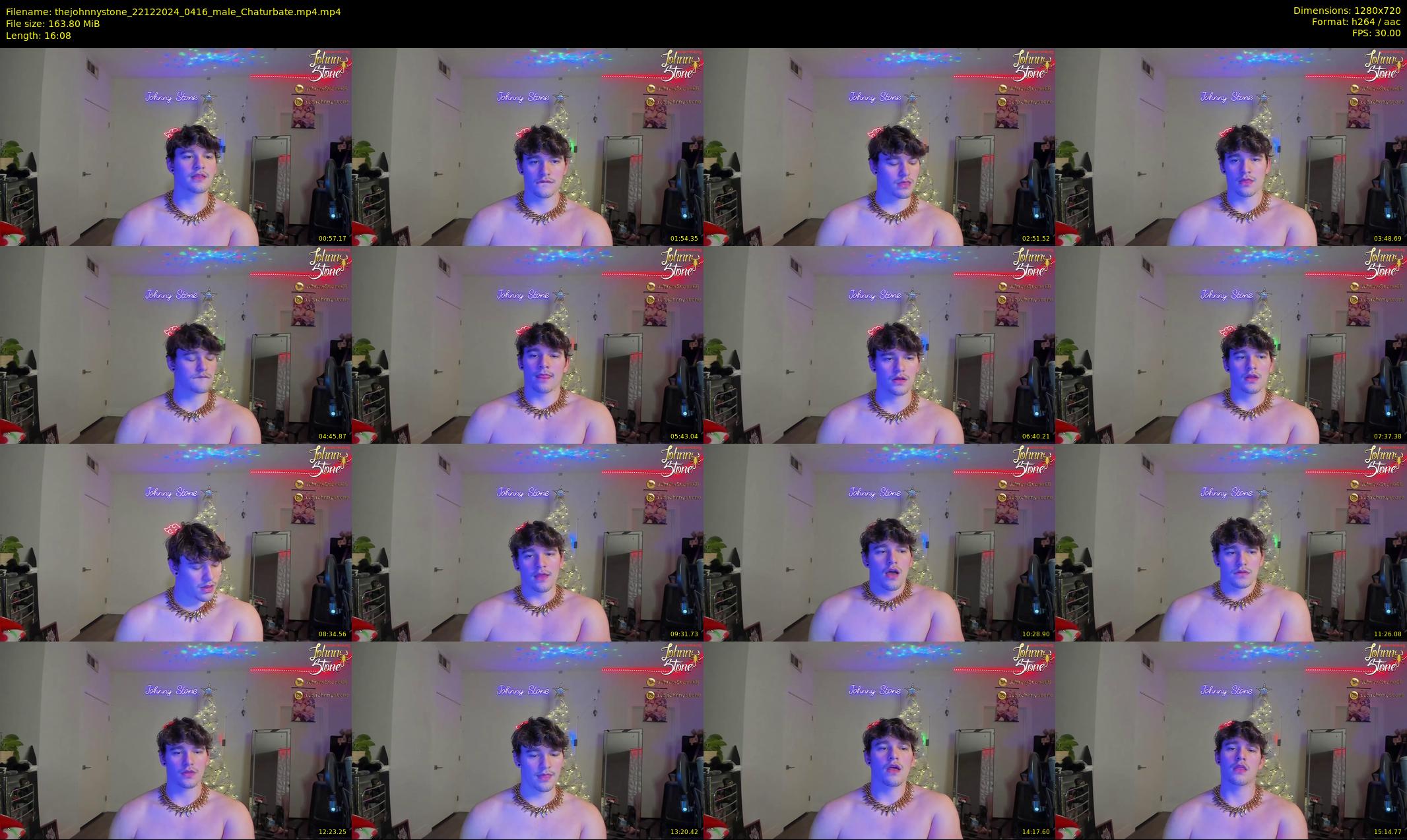 thejohnnystone — 17 minute Chaturbate male cam show recording, 720p, Dec 22, 2024