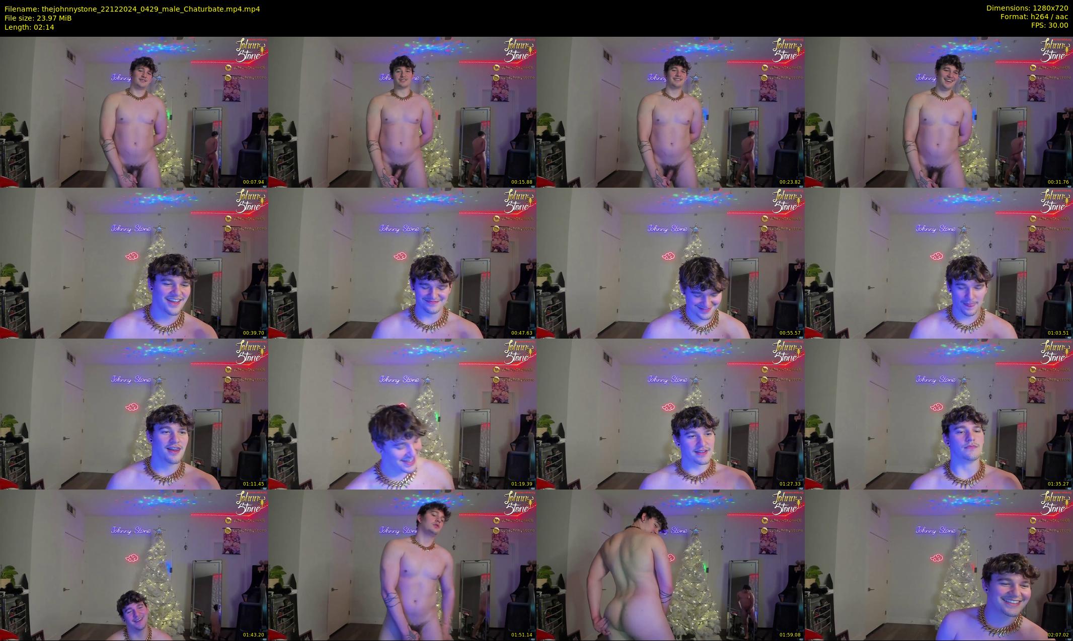 thejohnnystone — 3 minute Chaturbate male cam show recording, 720p, Dec 22, 2024