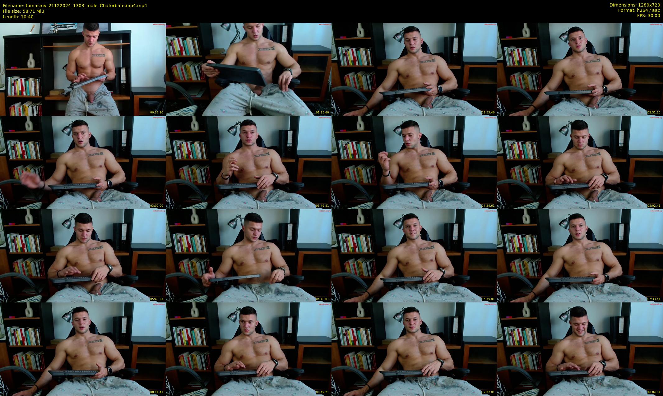 tomasmv — 11 minute Chaturbate male cam show recording, 720p, Dec 21, 2024