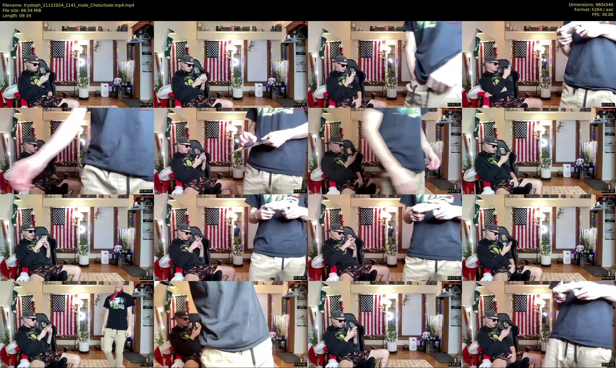 trystoph — 10 minute Chaturbate male cam show recording, 480p, Dec 21, 2024