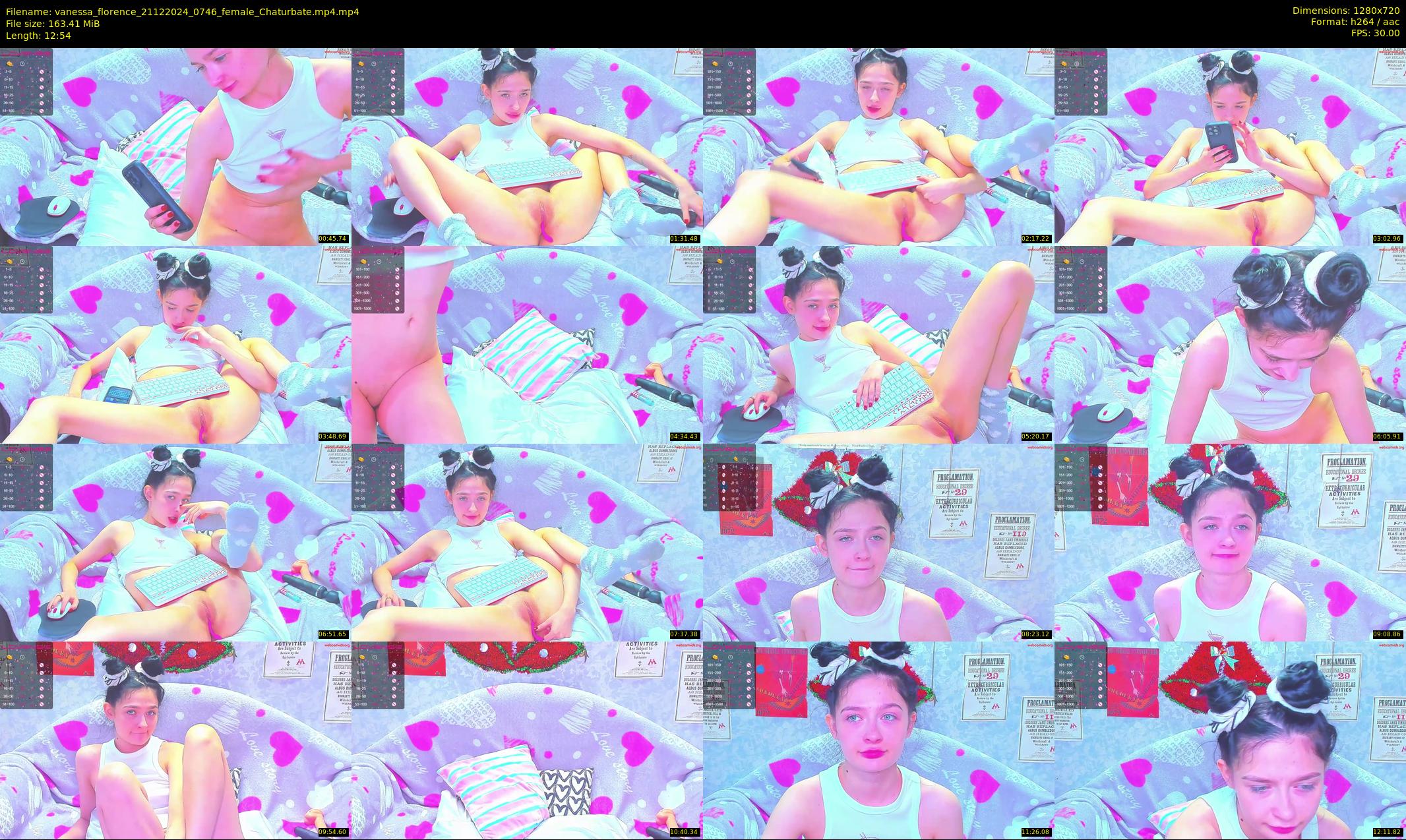 vanessa_florence — 13 minute Chaturbate female cam show recording, 720p, Dec 21, 2024