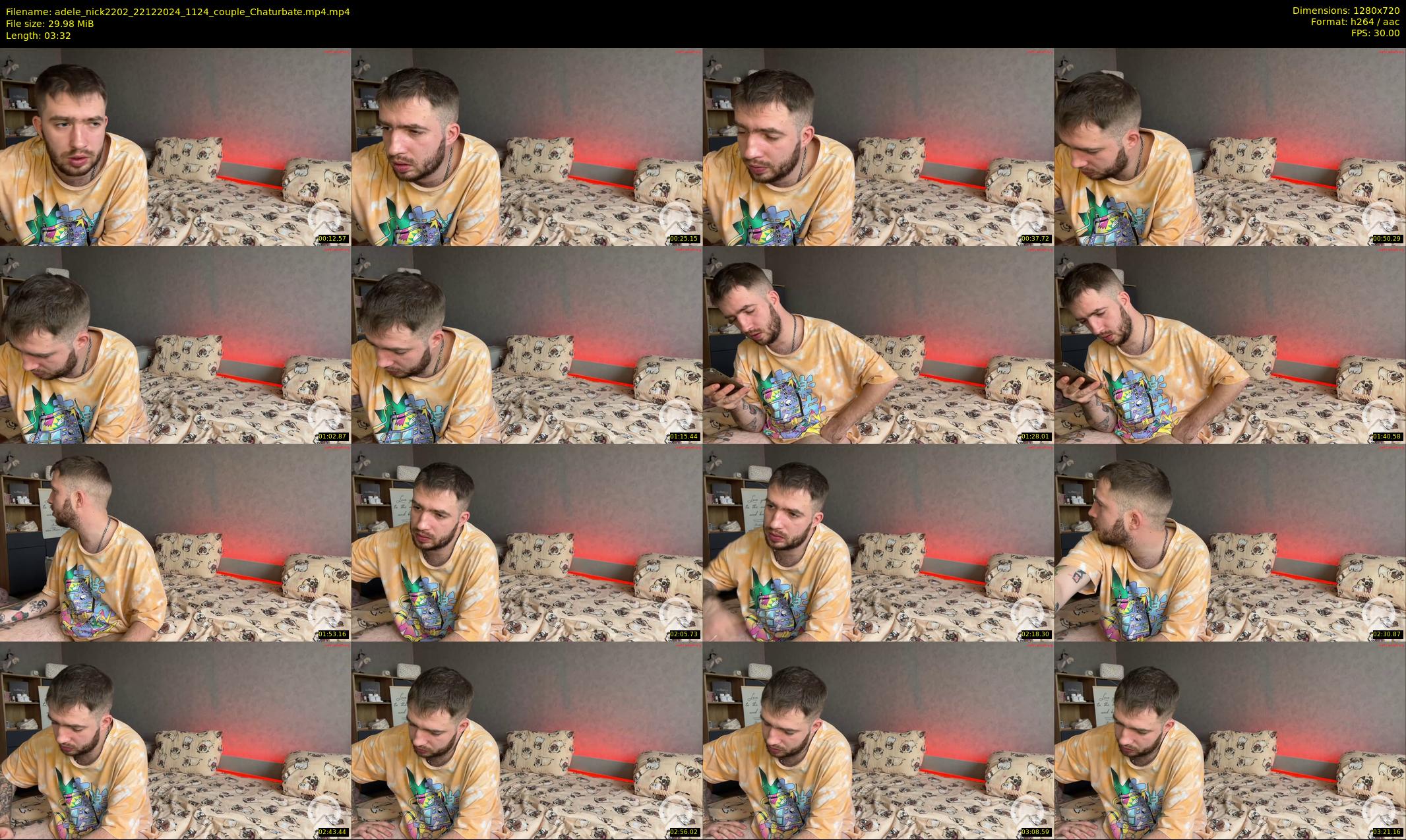 adele_nick2202 — 4 minute Chaturbate couple cam show recording, 720p, Dec 22, 2024