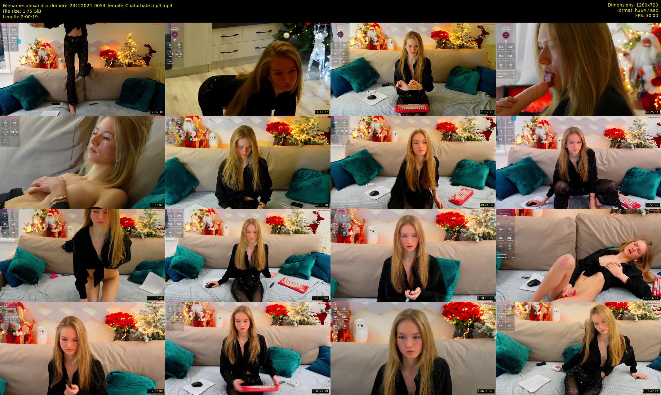 alexandra_demore — 121 minute Chaturbate female cam show recording, 720p, Dec 23, 2024
