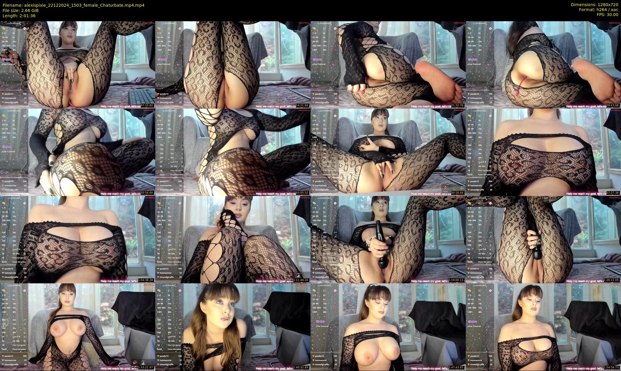alexispixie — 122 minute Chaturbate female cam show recording, 720p, Dec 22, 2024