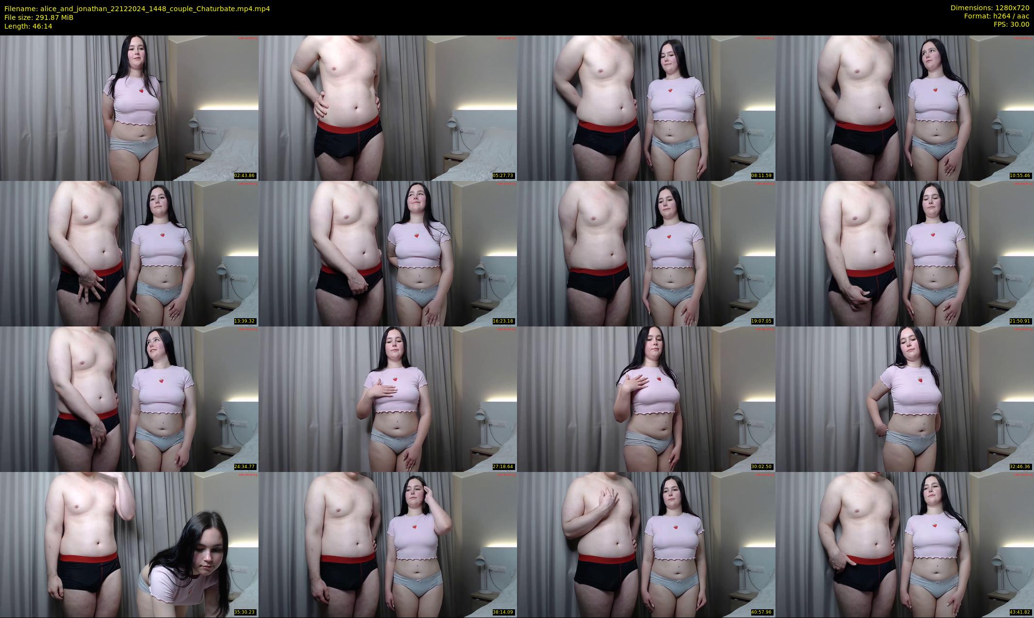 alice_and_jonathan — 47 minute Chaturbate couple cam show recording, 720p, Dec 22, 2024
