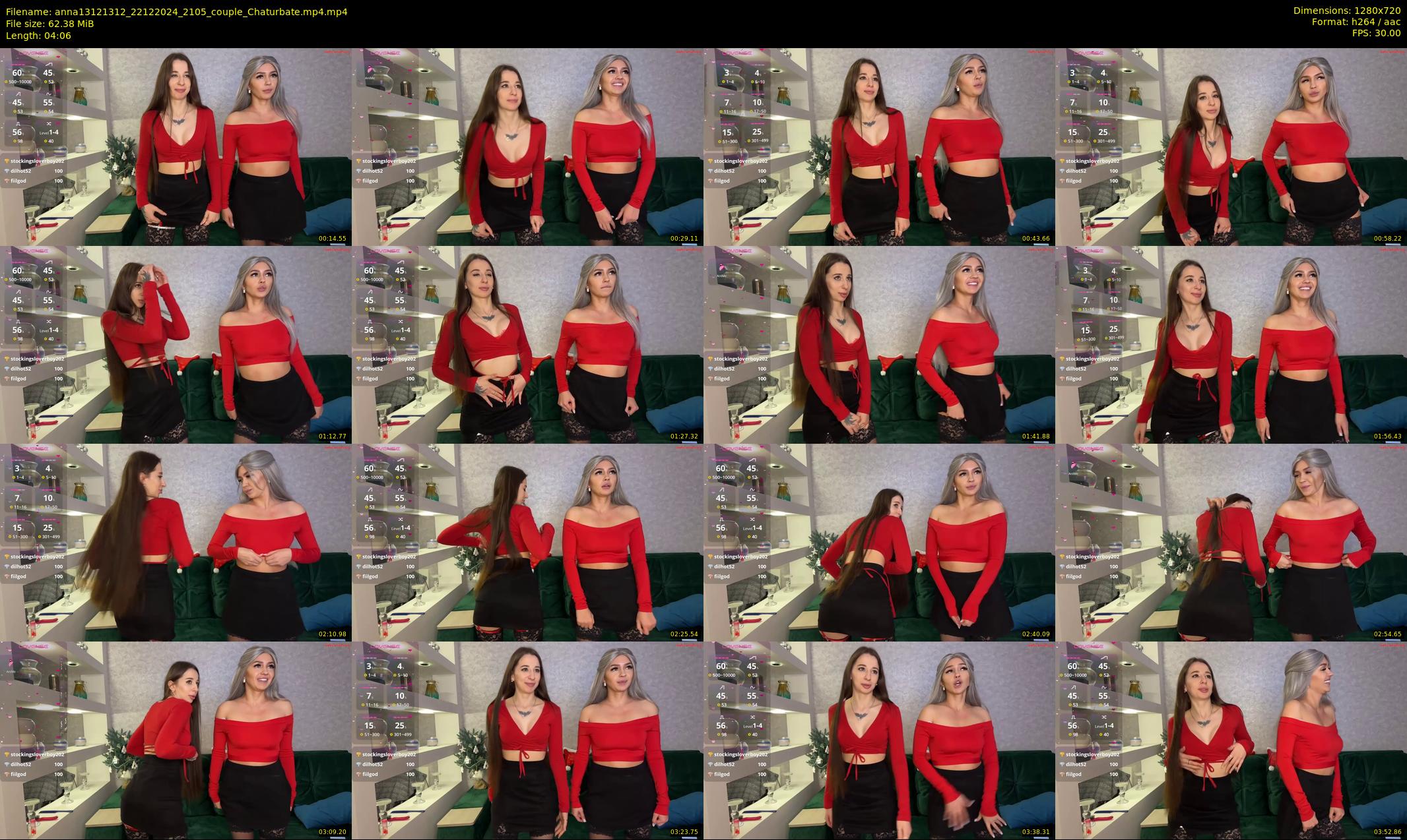anna13121312 — 5 minute Chaturbate couple cam show recording, 720p, Dec 22, 2024