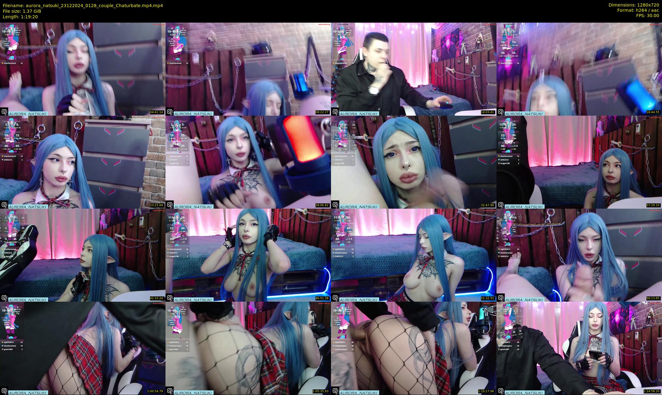 aurora_natsuki — 80 minute Chaturbate couple cam show recording, 720p, Dec 23, 2024