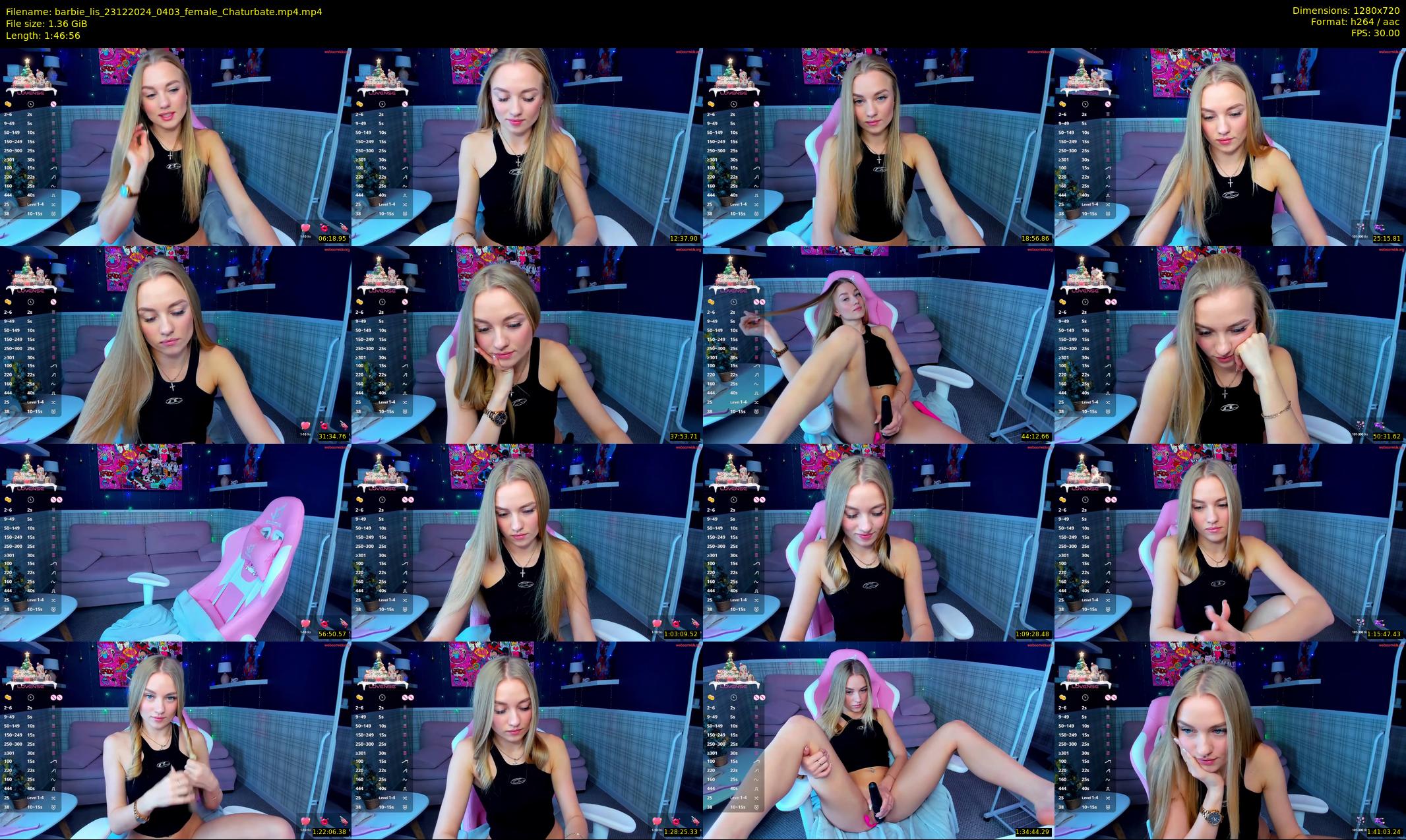 barbie_lis — 107 minute Chaturbate female cam show recording, 720p, Dec 23, 2024