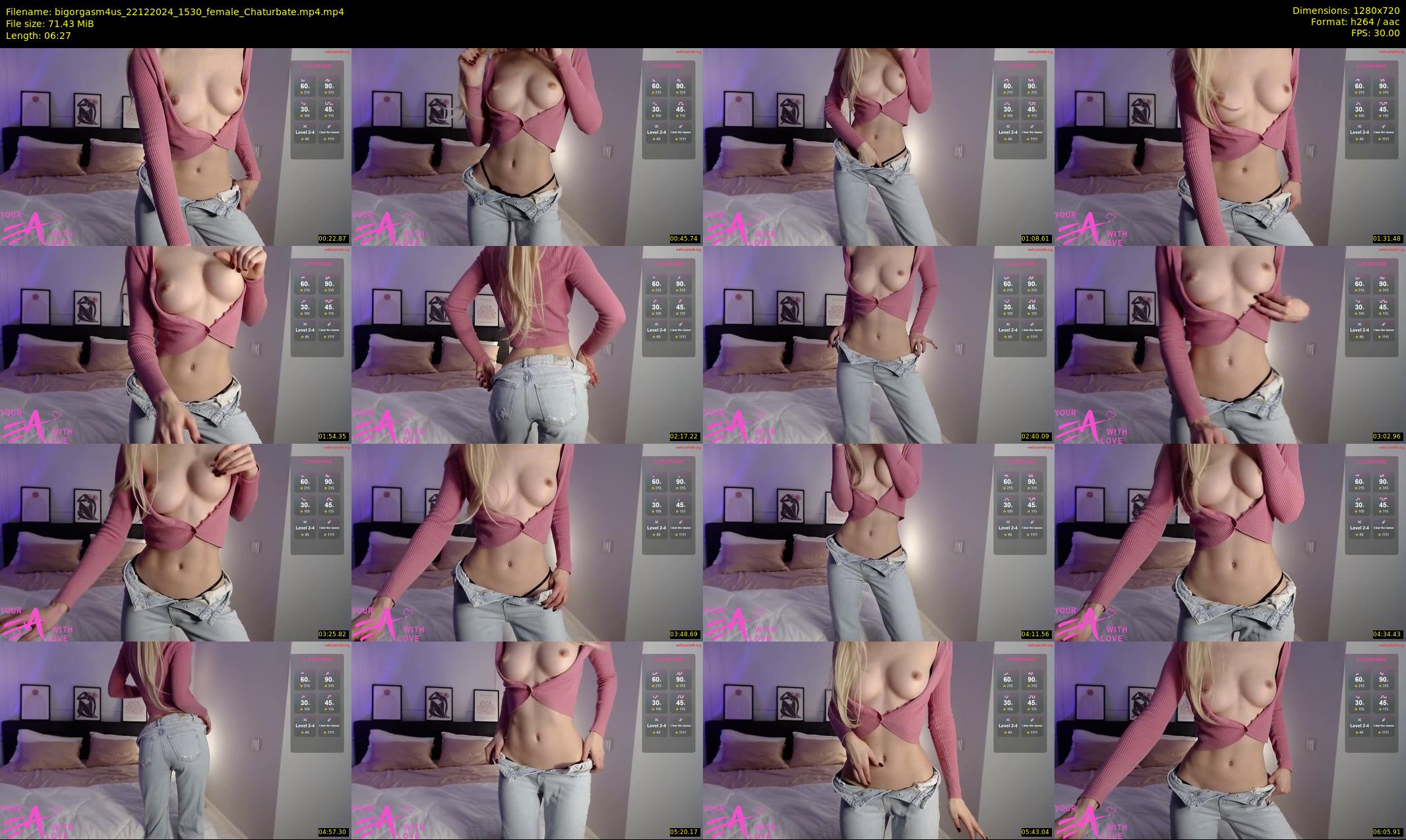 bigorgasm4us — 7 minute Chaturbate female cam show recording, 720p, Dec 22, 2024