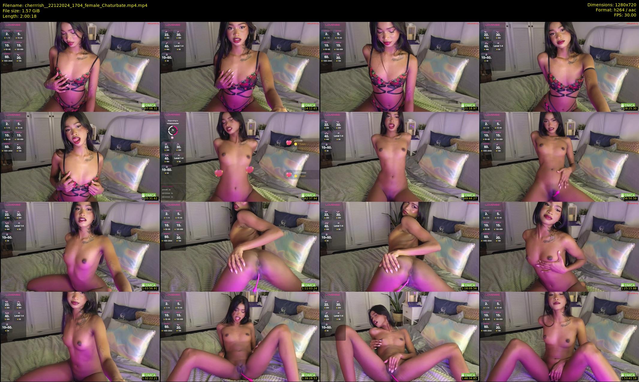 cherrrish_ — 121 minute Chaturbate female cam show recording, 720p, Dec 22, 2024