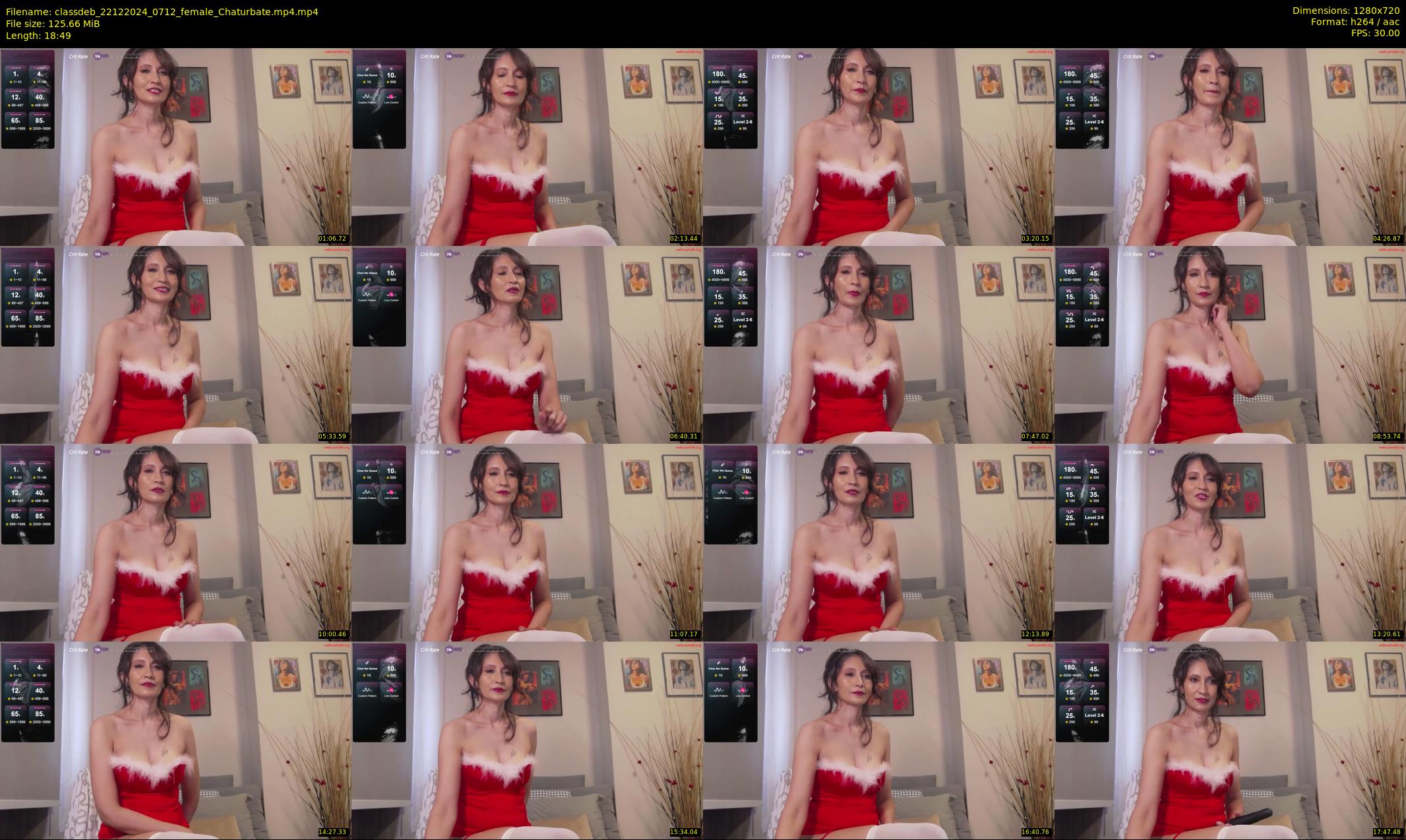 classdeb — 19 minute Chaturbate female cam show recording, 720p, Dec 22, 2024