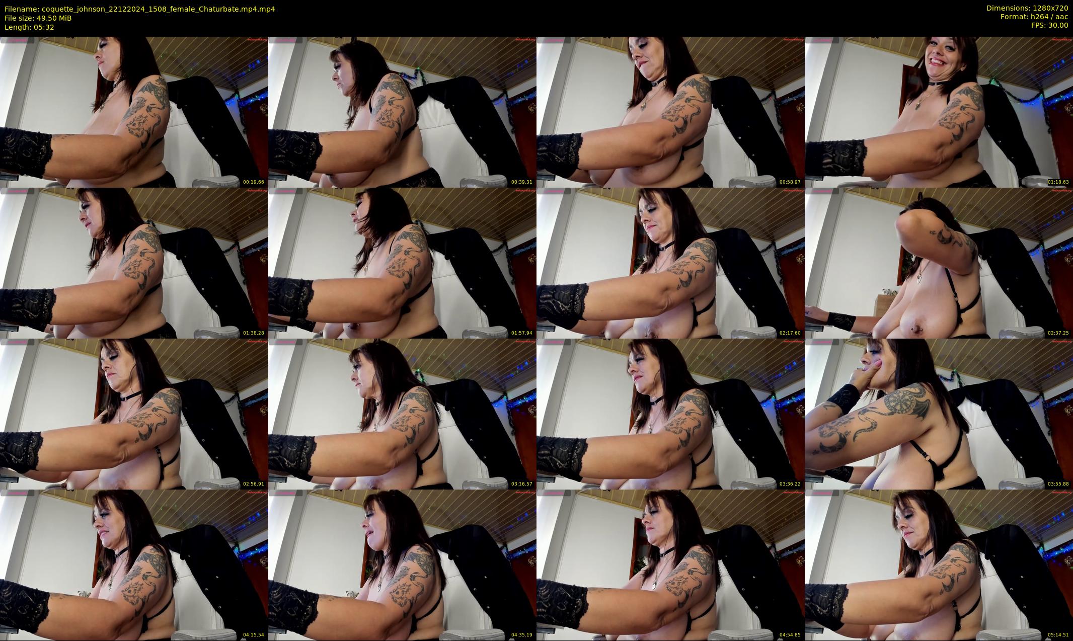 coquette_johnson — 6 minute Chaturbate female cam show recording, 720p, Dec 22, 2024