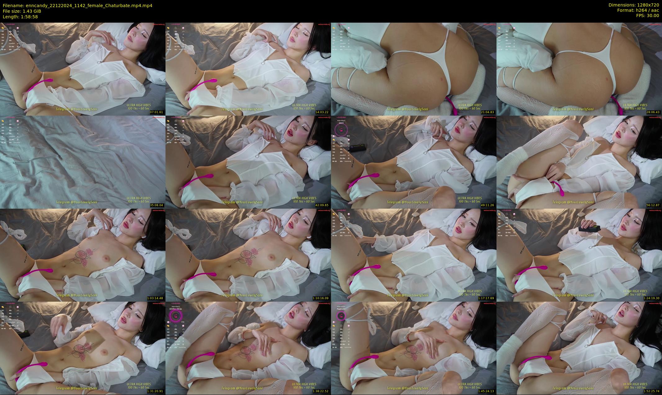 enncandy — 119 minute Chaturbate female cam show recording, 720p, Dec 22, 2024