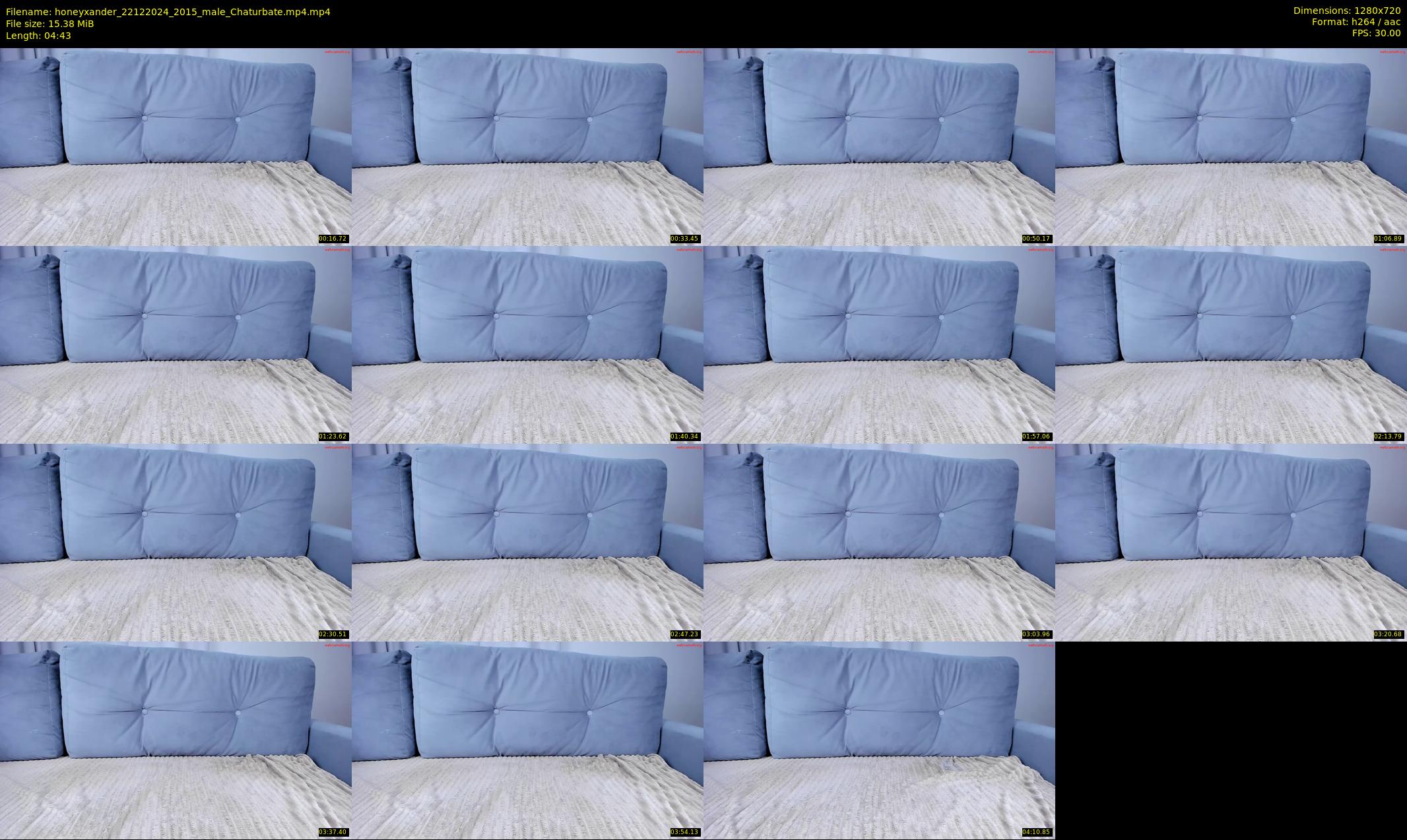 honeyxander — 5 minute Chaturbate male cam show recording, 720p, Dec 22, 2024