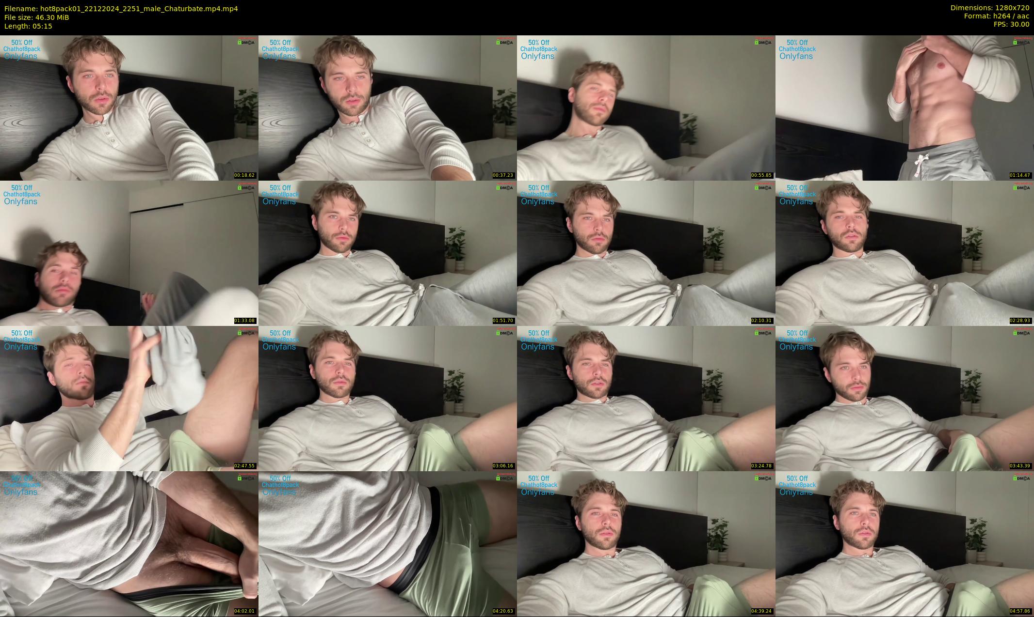 hot8pack01 — 6 minute Chaturbate male cam show recording, 720p, Dec 22, 2024