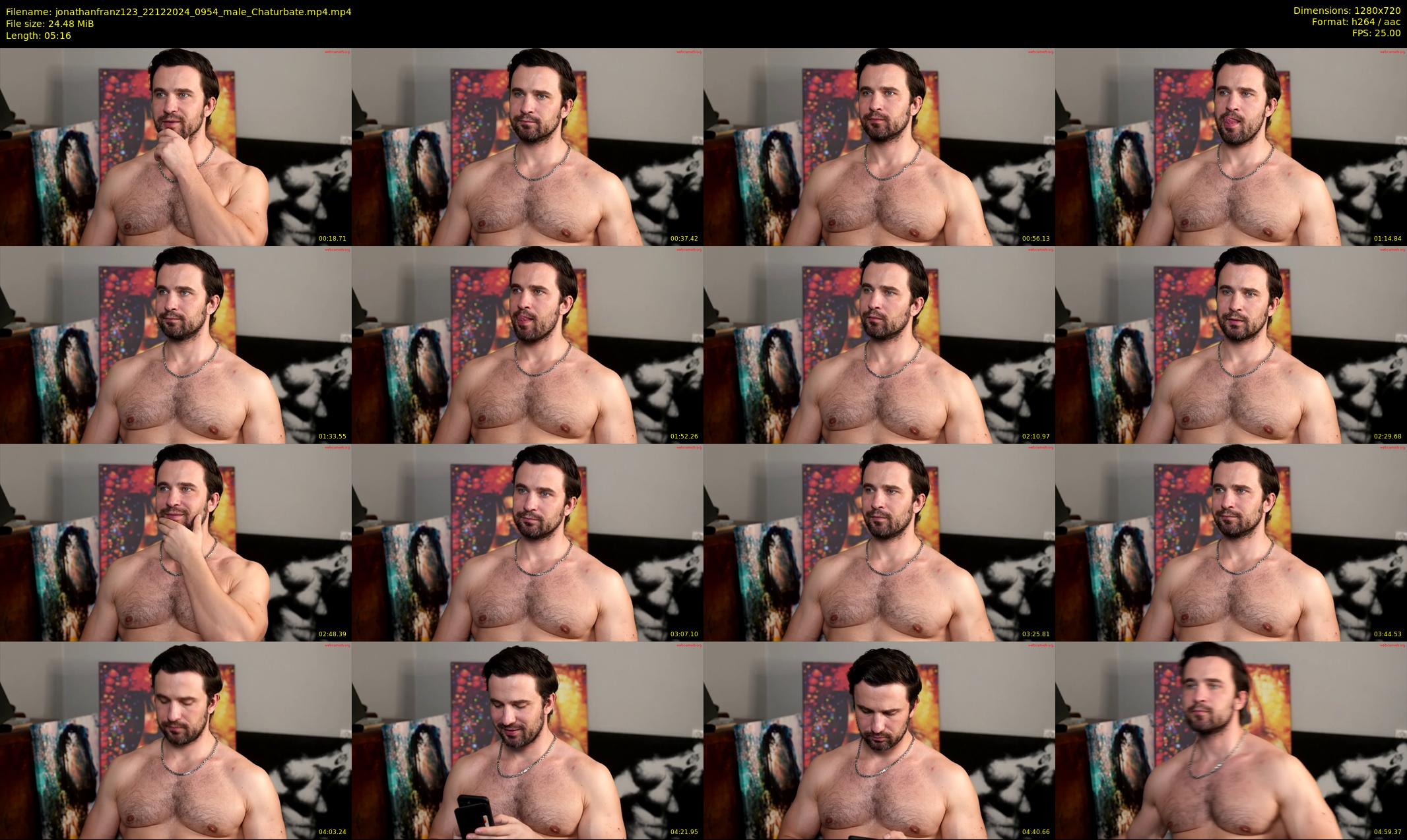 jonathanfranz123 — 6 minute Chaturbate male cam show recording, 720p, Dec 22, 2024