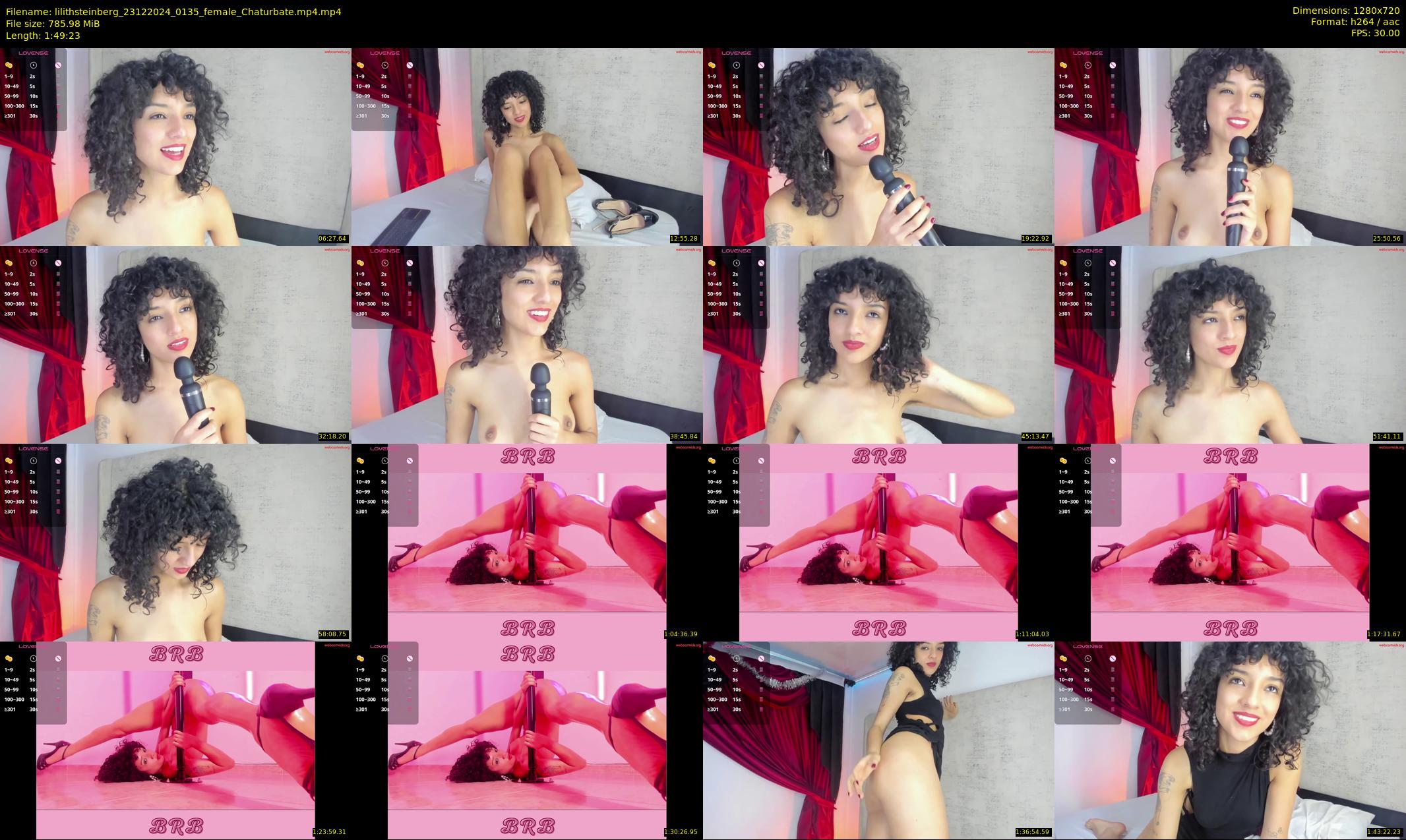 lilithsteinberg — 110 minute Chaturbate female cam show recording, 720p, Dec 23, 2024