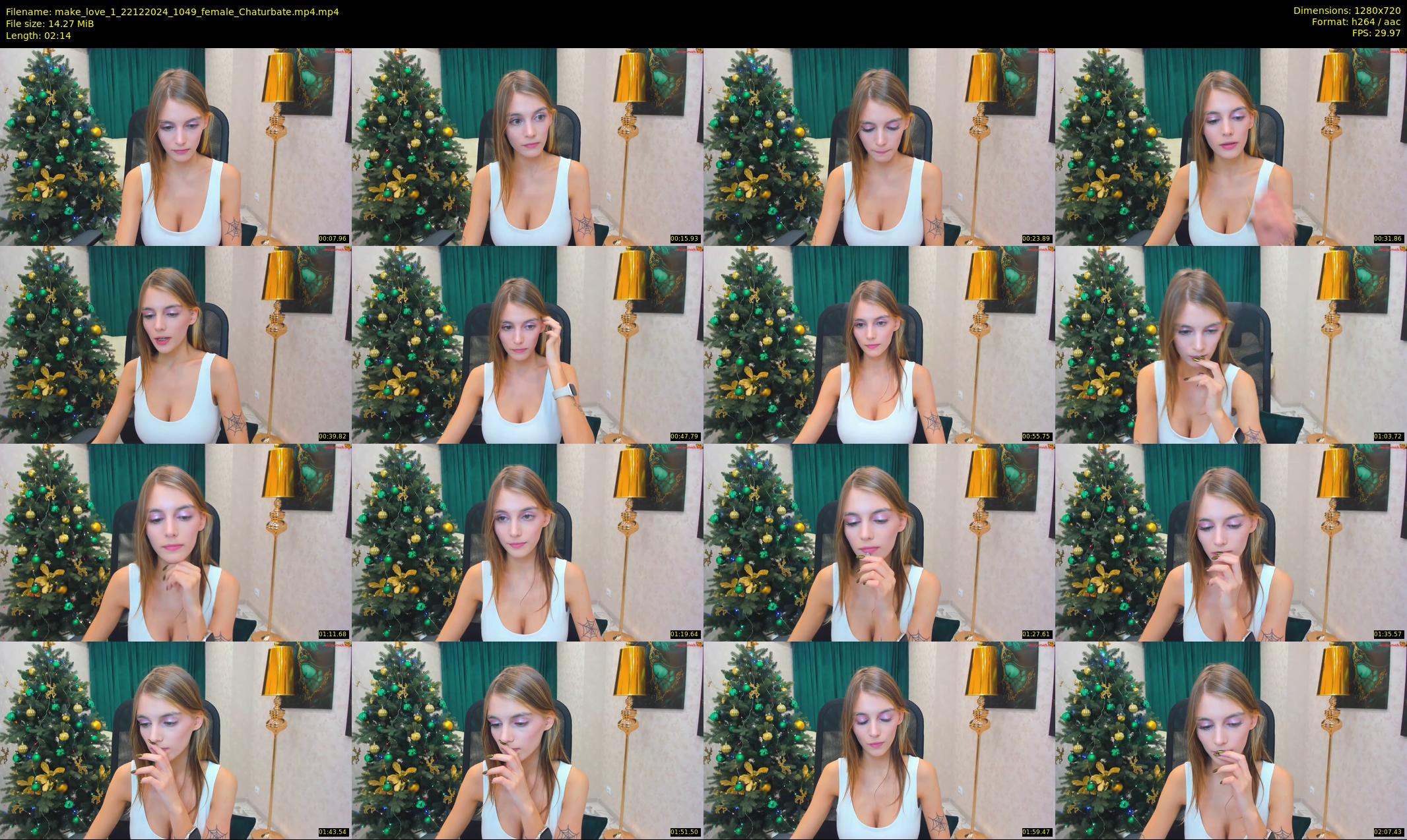 make_love_1 — 3 minute Chaturbate female cam show recording, 720p, Dec 22, 2024
