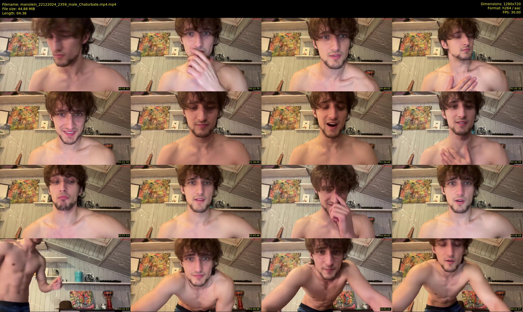 manolein — 5 minute Chaturbate male cam show recording, 720p, Dec 22, 2024