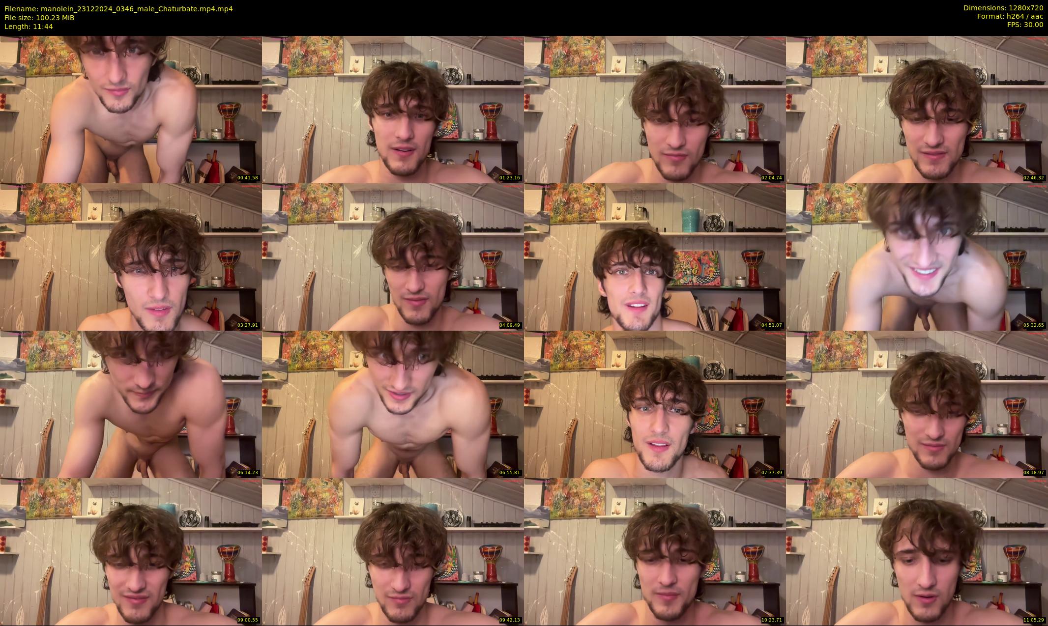 manolein — 12 minute Chaturbate male cam show recording, 720p, Dec 23, 2024