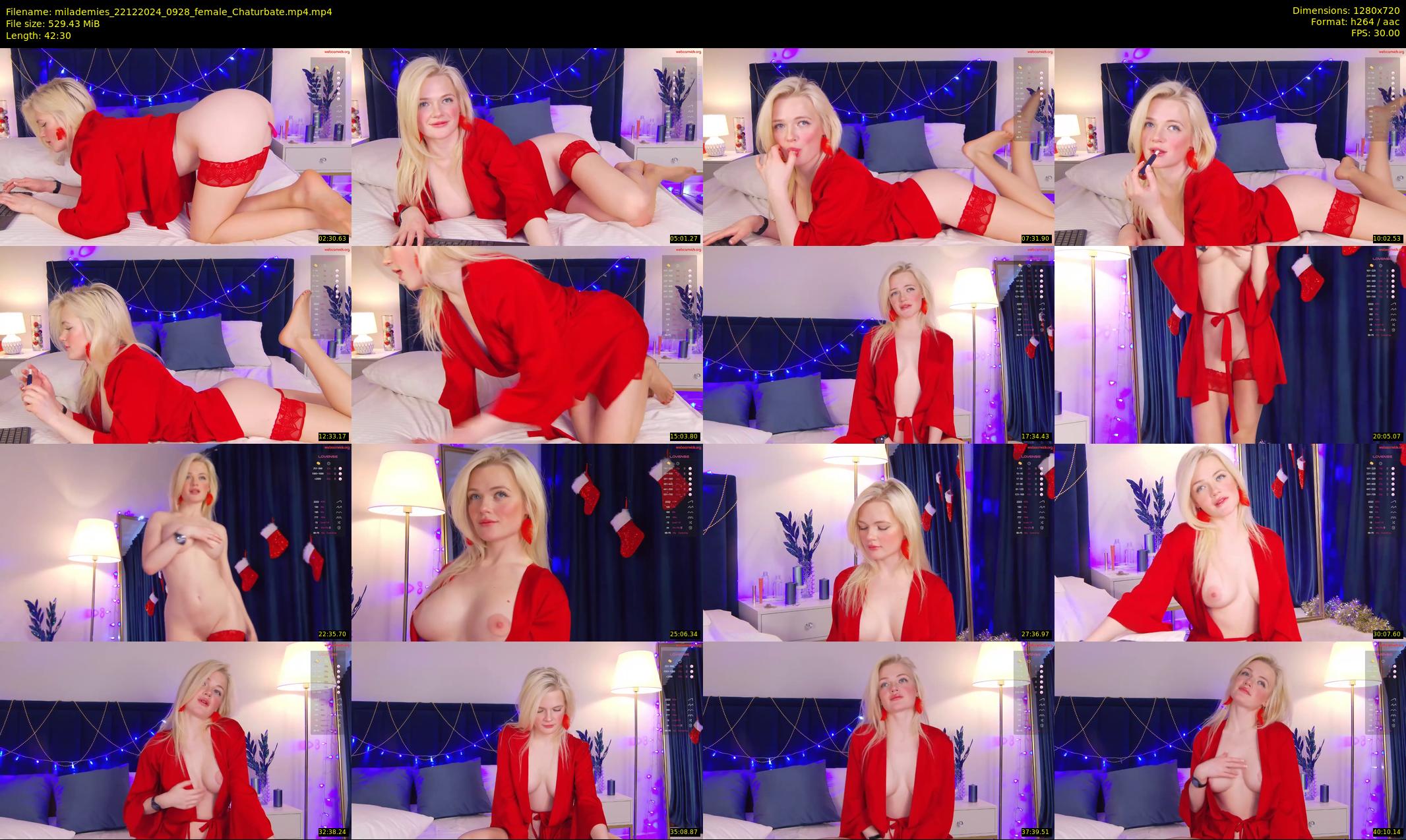 milademies — 43 minute Chaturbate female cam show recording, 720p, Dec 22, 2024