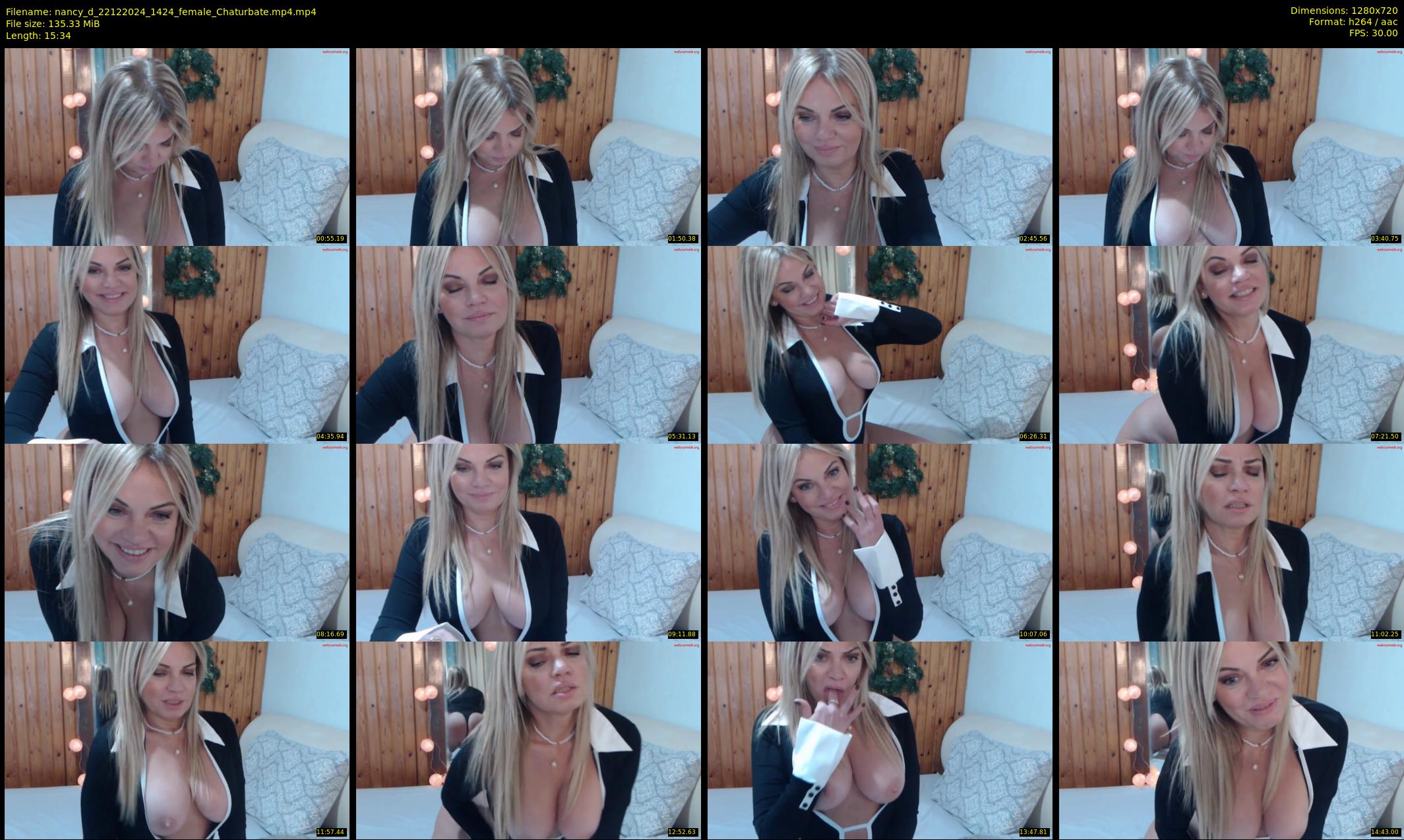 nancy_d — 16 minute Chaturbate female cam show recording, 720p, Dec 22, 2024