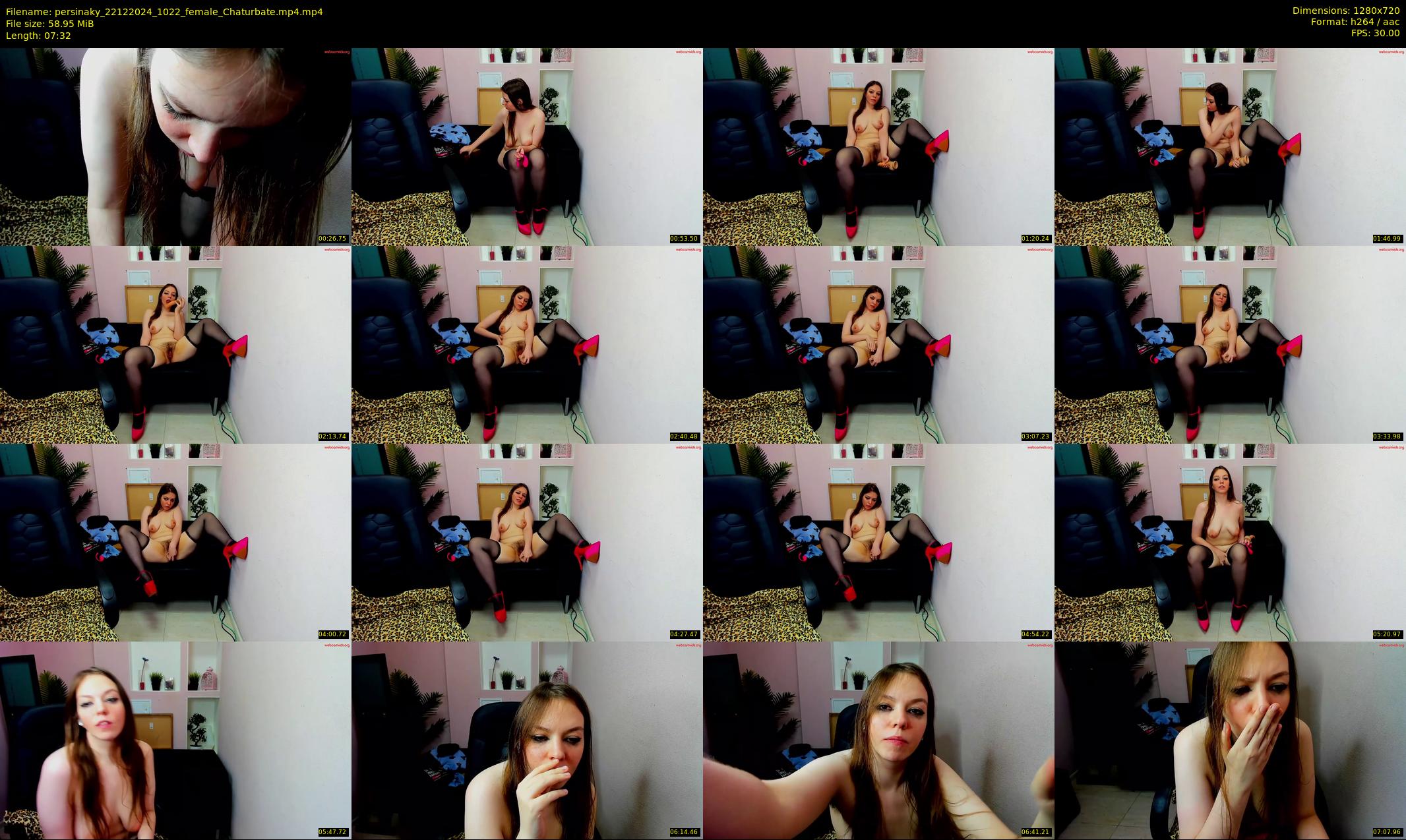 persinaky — 8 minute Chaturbate female cam show recording, 720p, Dec 22, 2024
