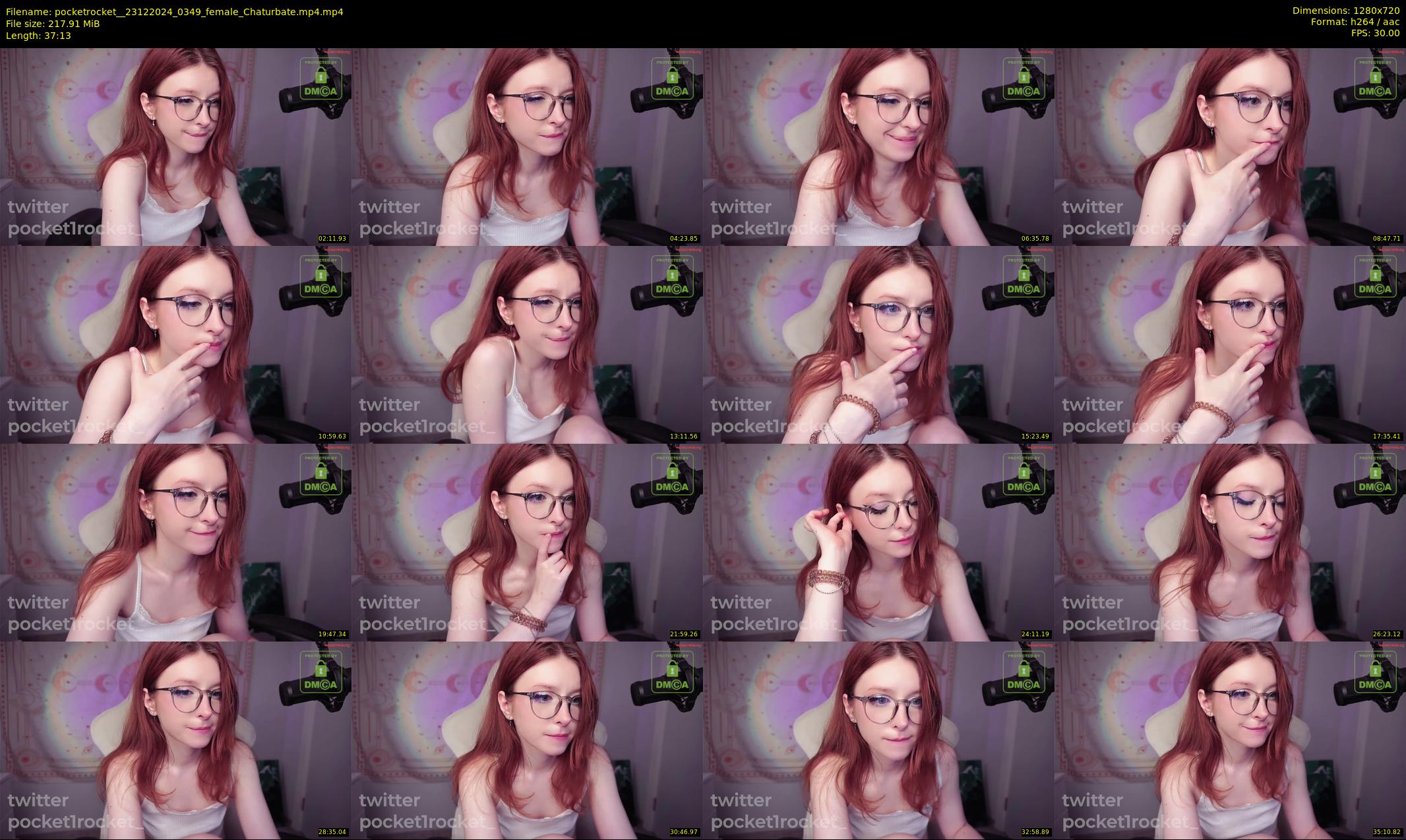 pocketrocket_ — 38 minute Chaturbate female cam show recording, 720p, Dec 23, 2024