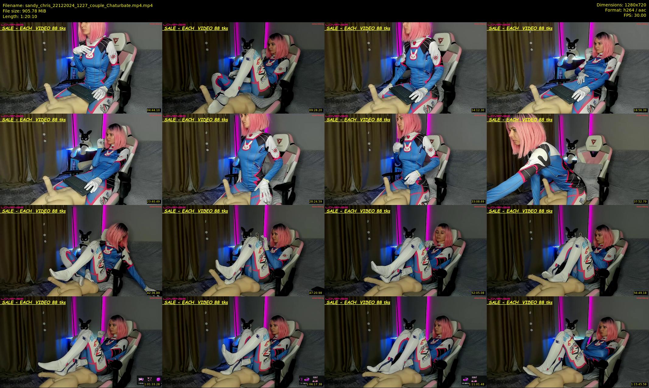 sandy_chris — 81 minute Chaturbate couple cam show recording, 720p, Dec 22, 2024
