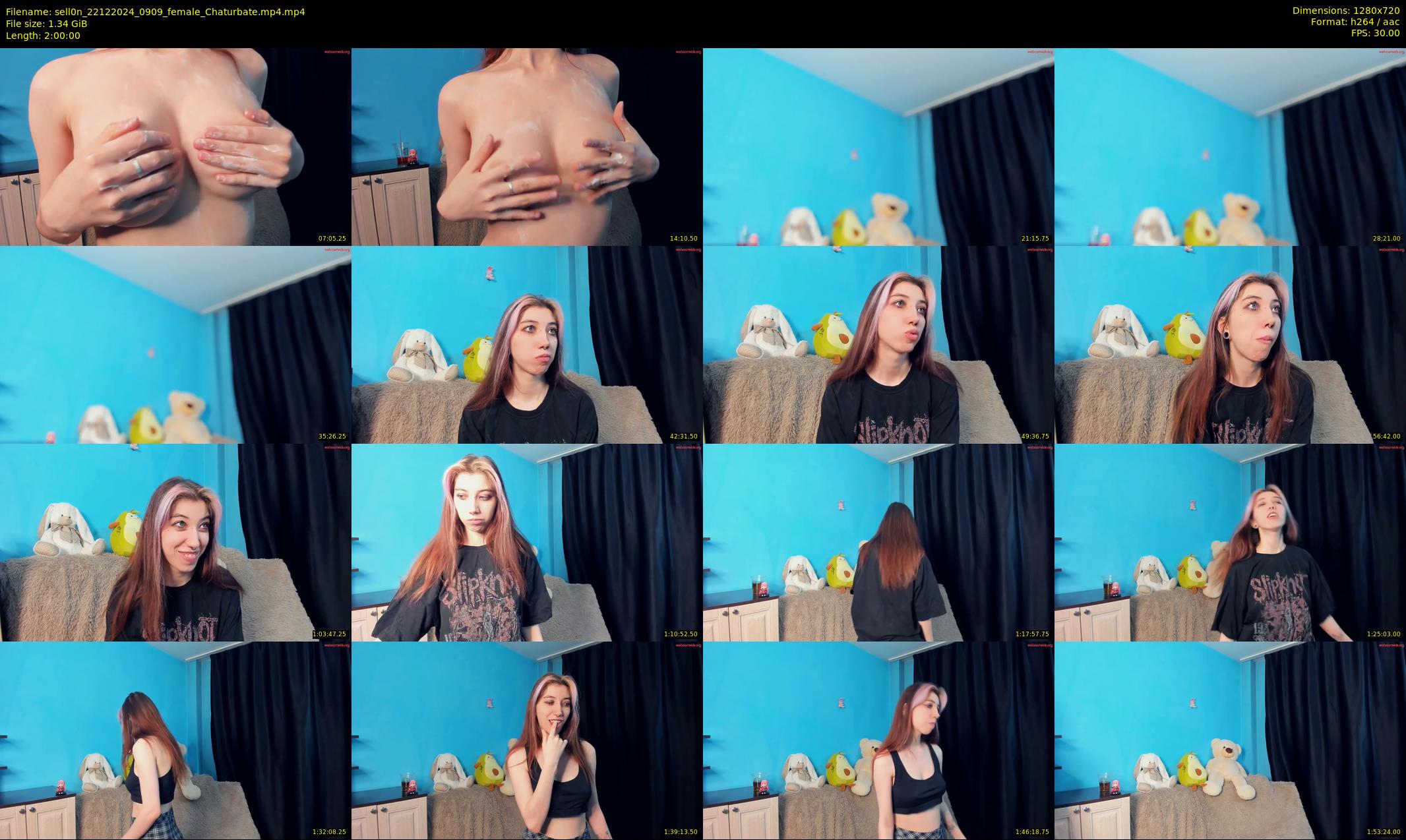 sell0n — 120 minute Chaturbate female cam show recording, 720p, Dec 22, 2024