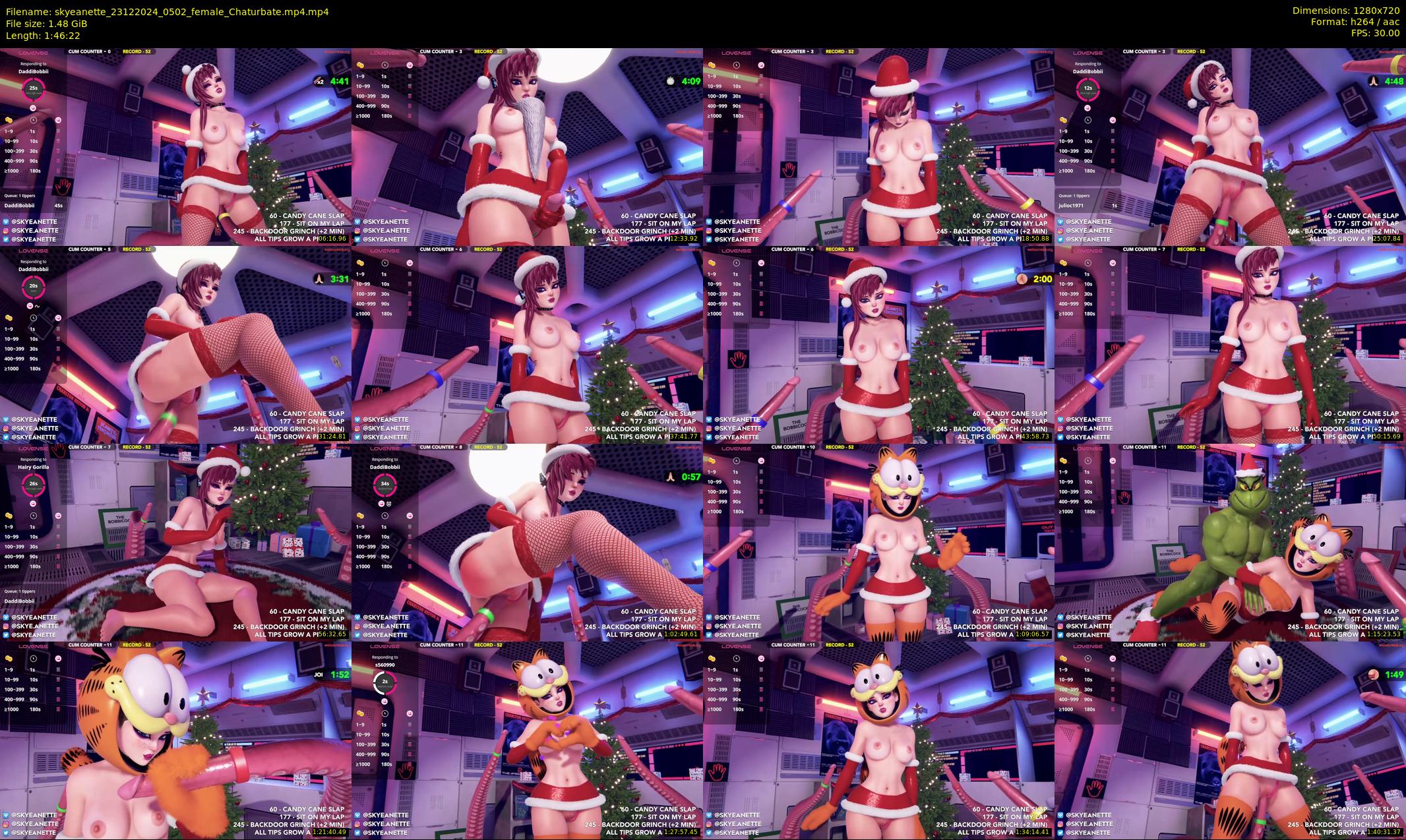 skyeanette — 107 minute Chaturbate female cam show recording, 720p, Dec 23, 2024